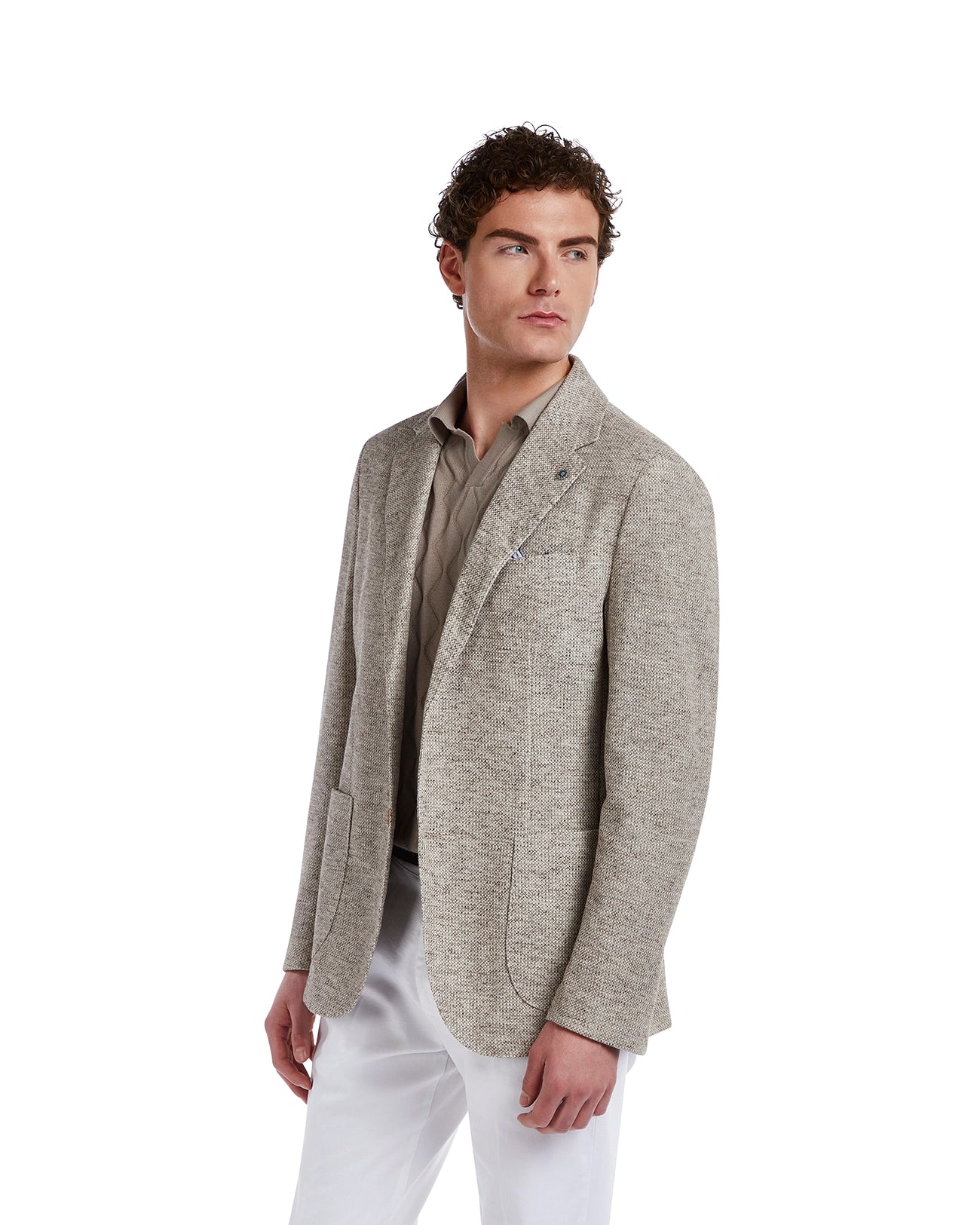 Erice Mélange Beige Jacket