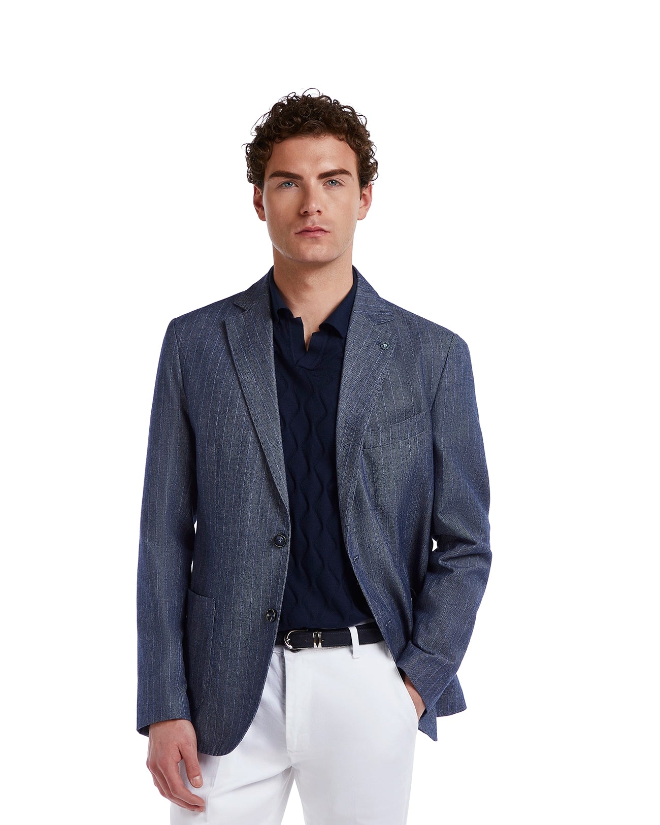 Chaqueta a rayas azules Vernazza