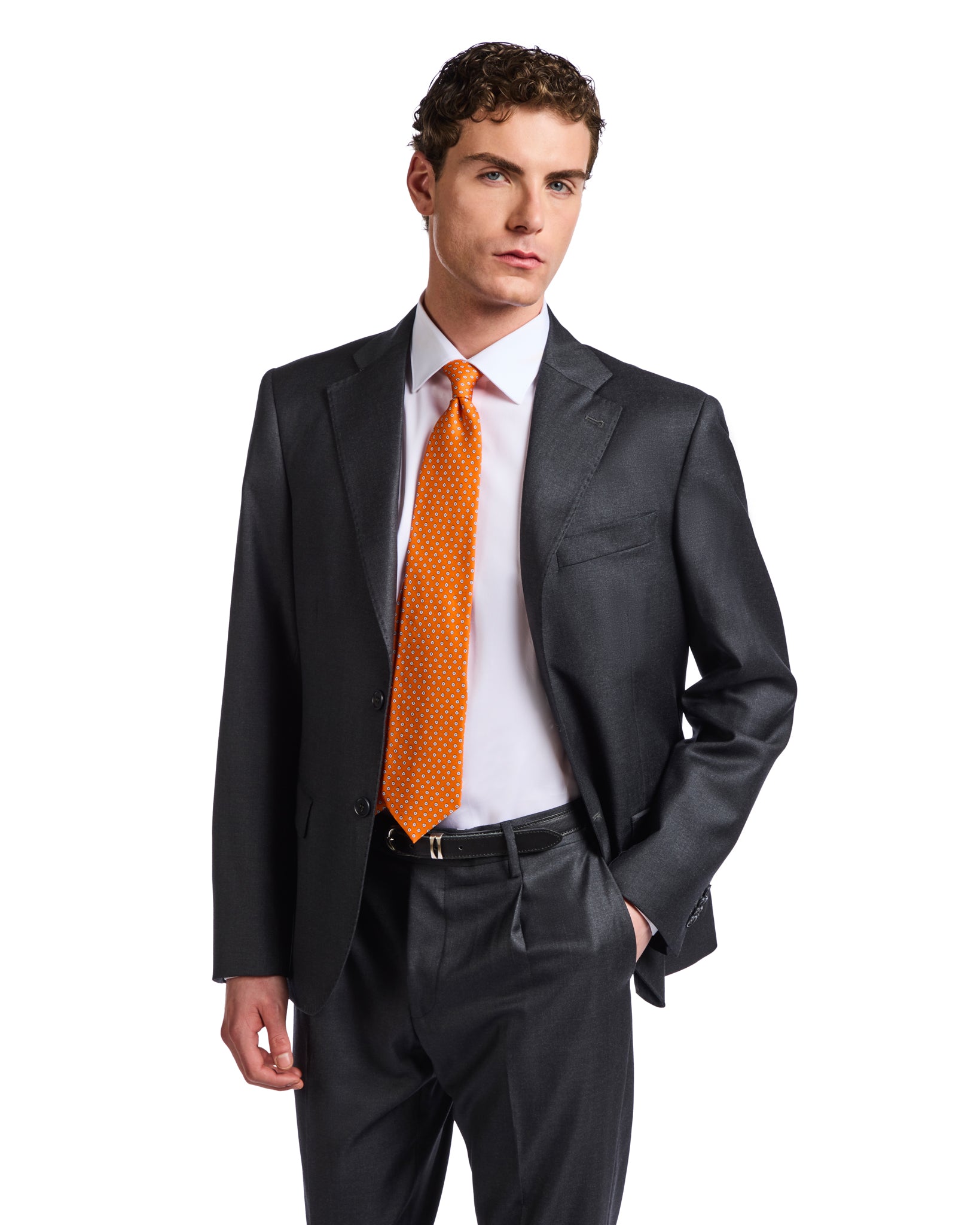 Abito Perennial in lana Barberis Canonico antracite