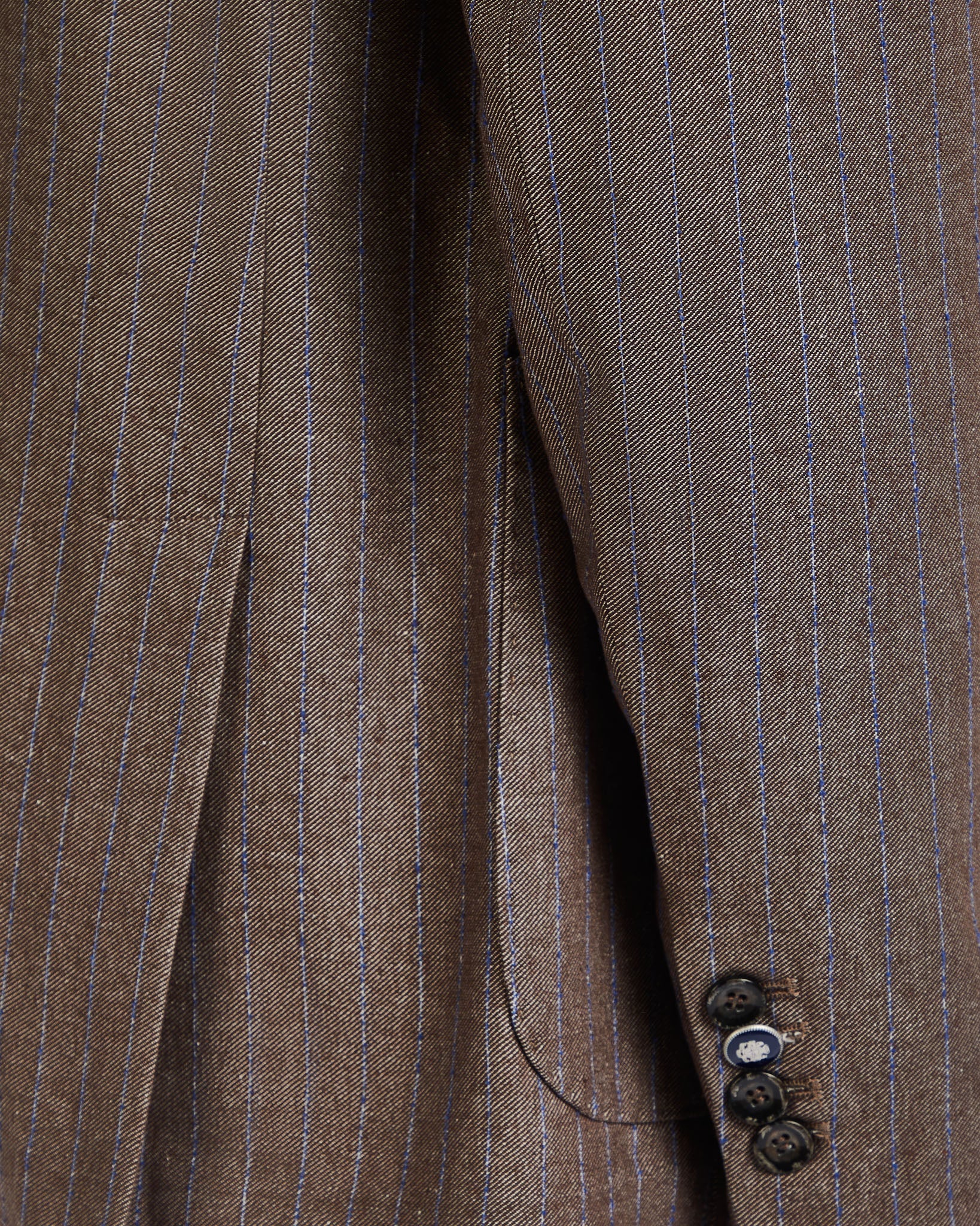 Chaqueta Vernazza a rayas diplomáticas beige