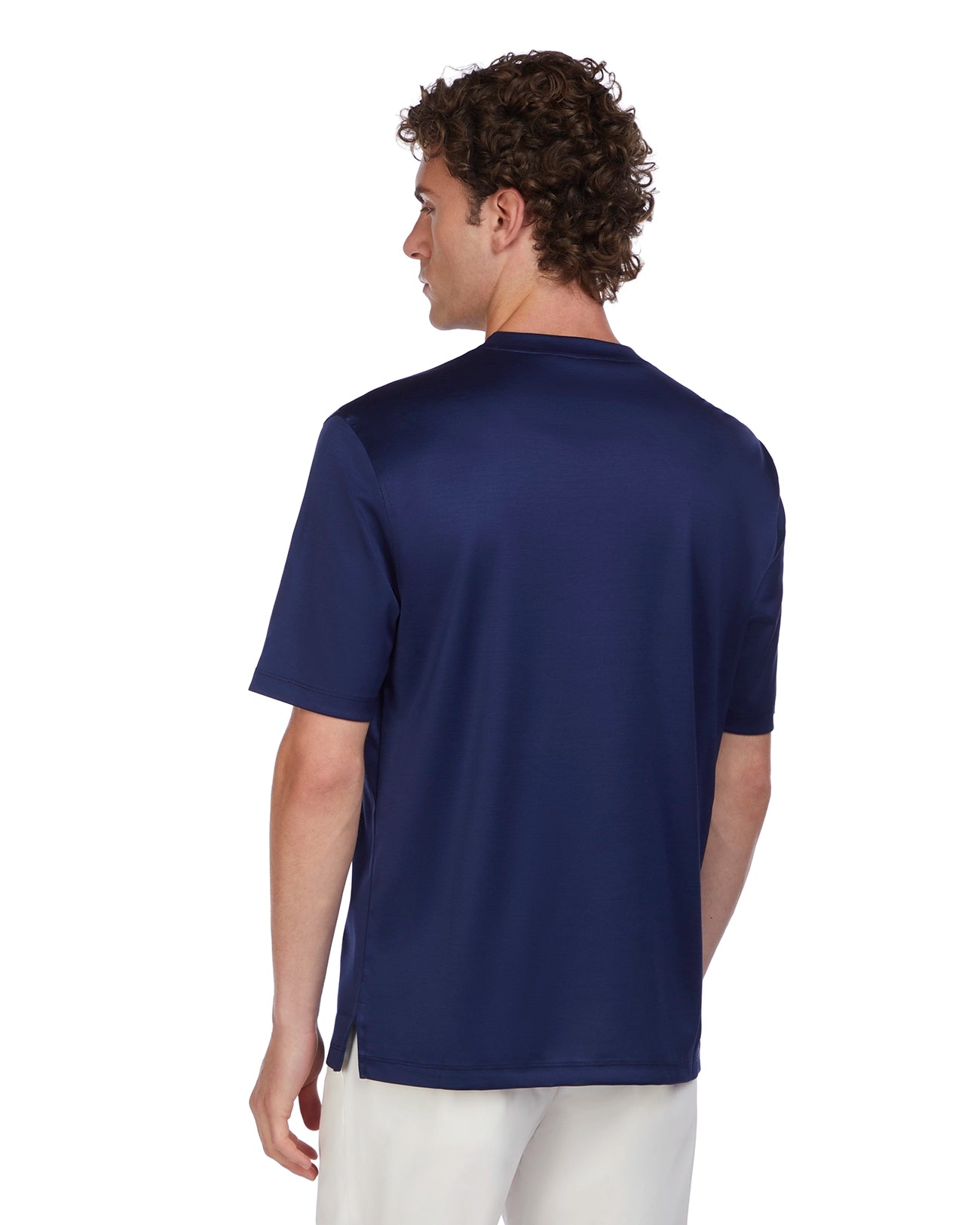 Camiseta Hoorn de hilo escocés azul