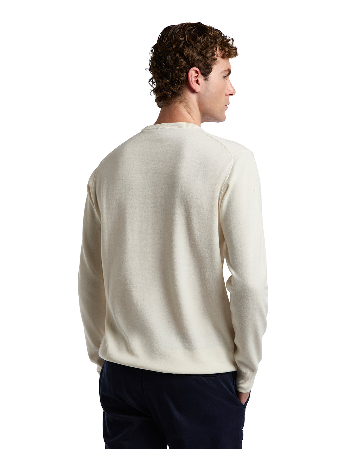 Maglioncino Ugo in cotone panna