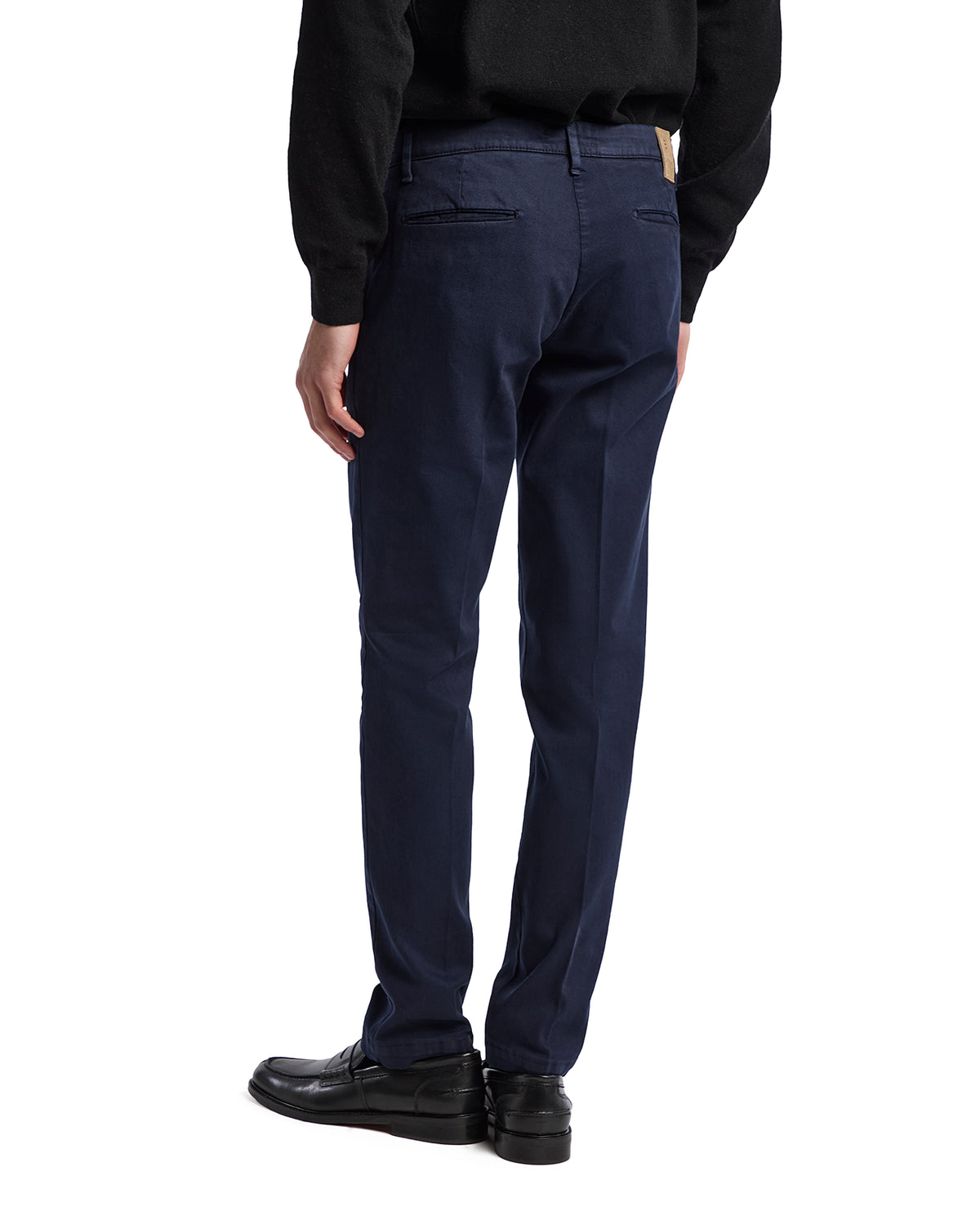 Pantalón Jack de algodón texturizado azul