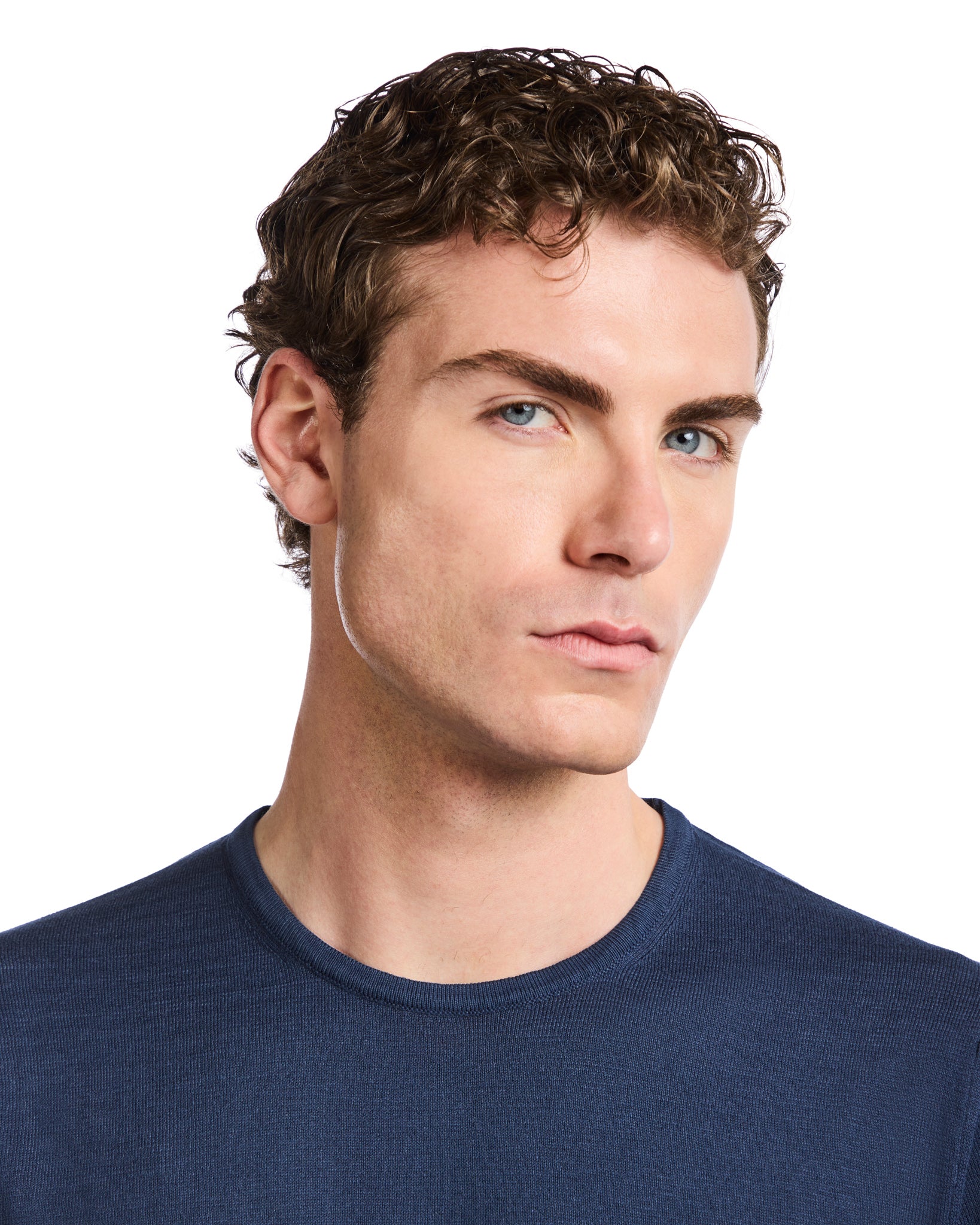 Jannik T-shirt in blue jersey