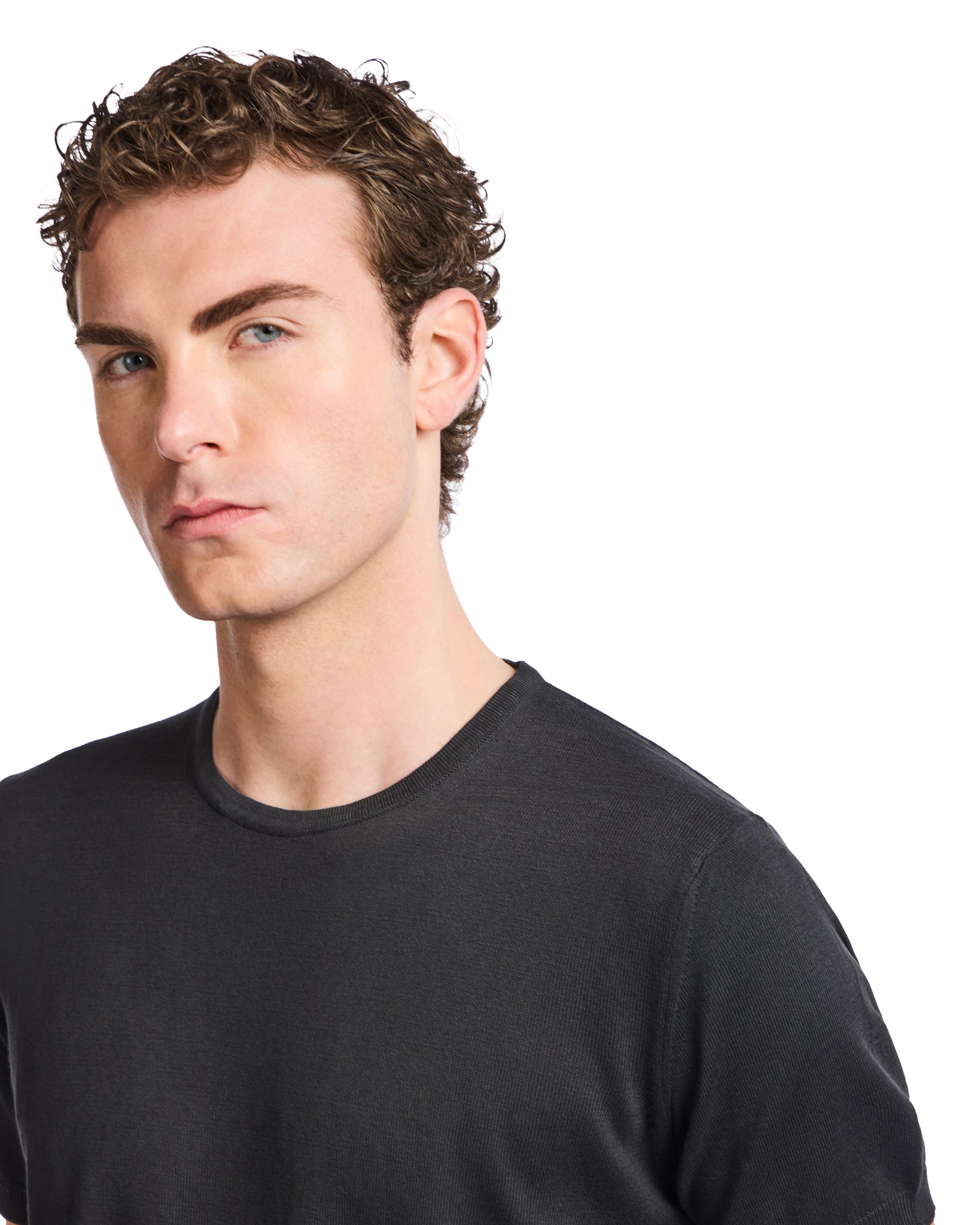 Jannik T-shirt in black mesh