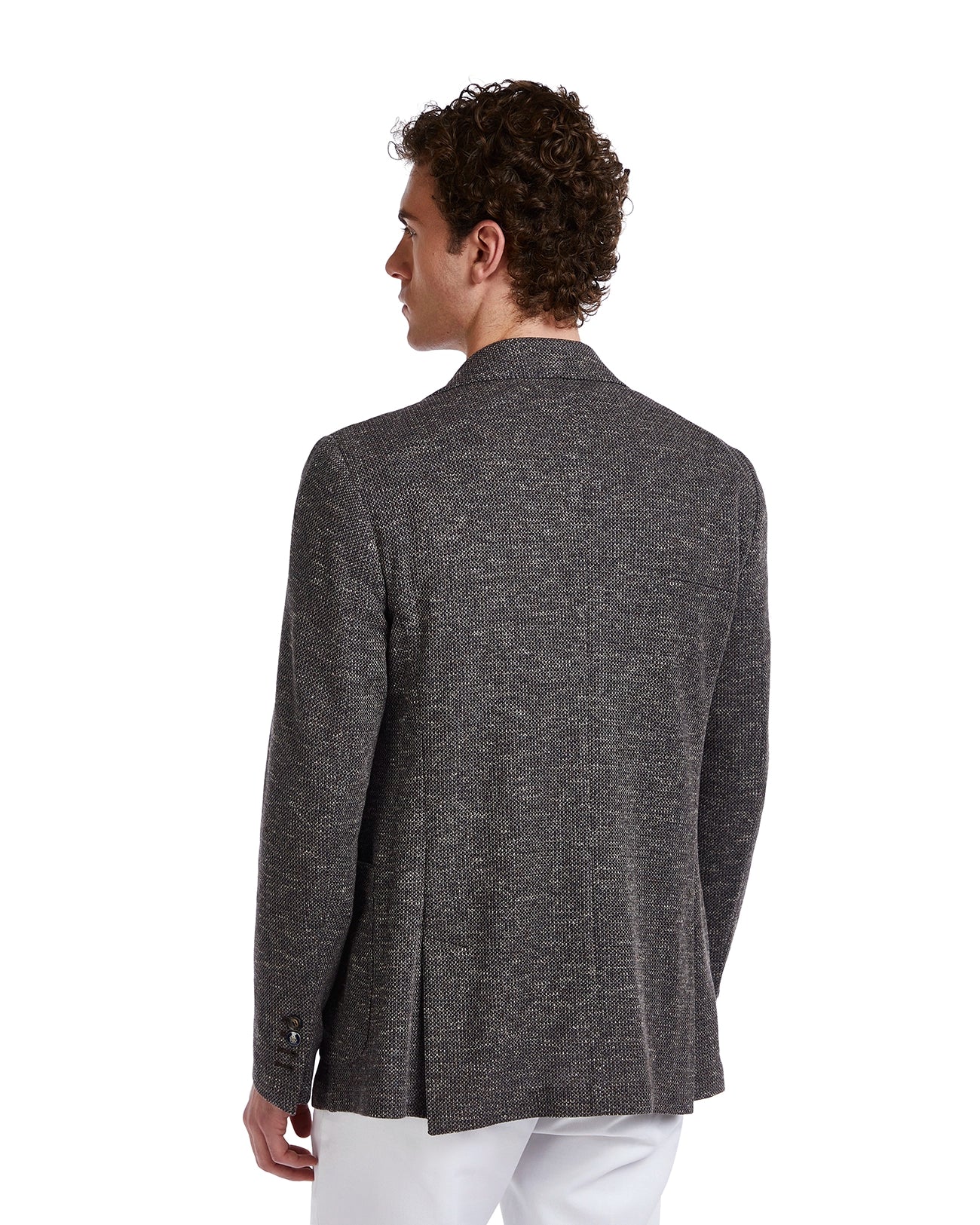 Jacket Erice mélange dark brown