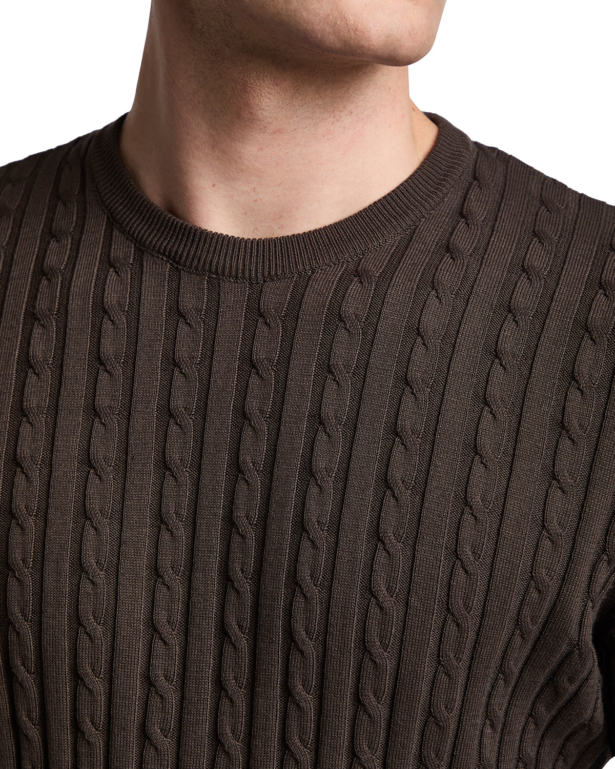 Maglione Fils in cotone moro