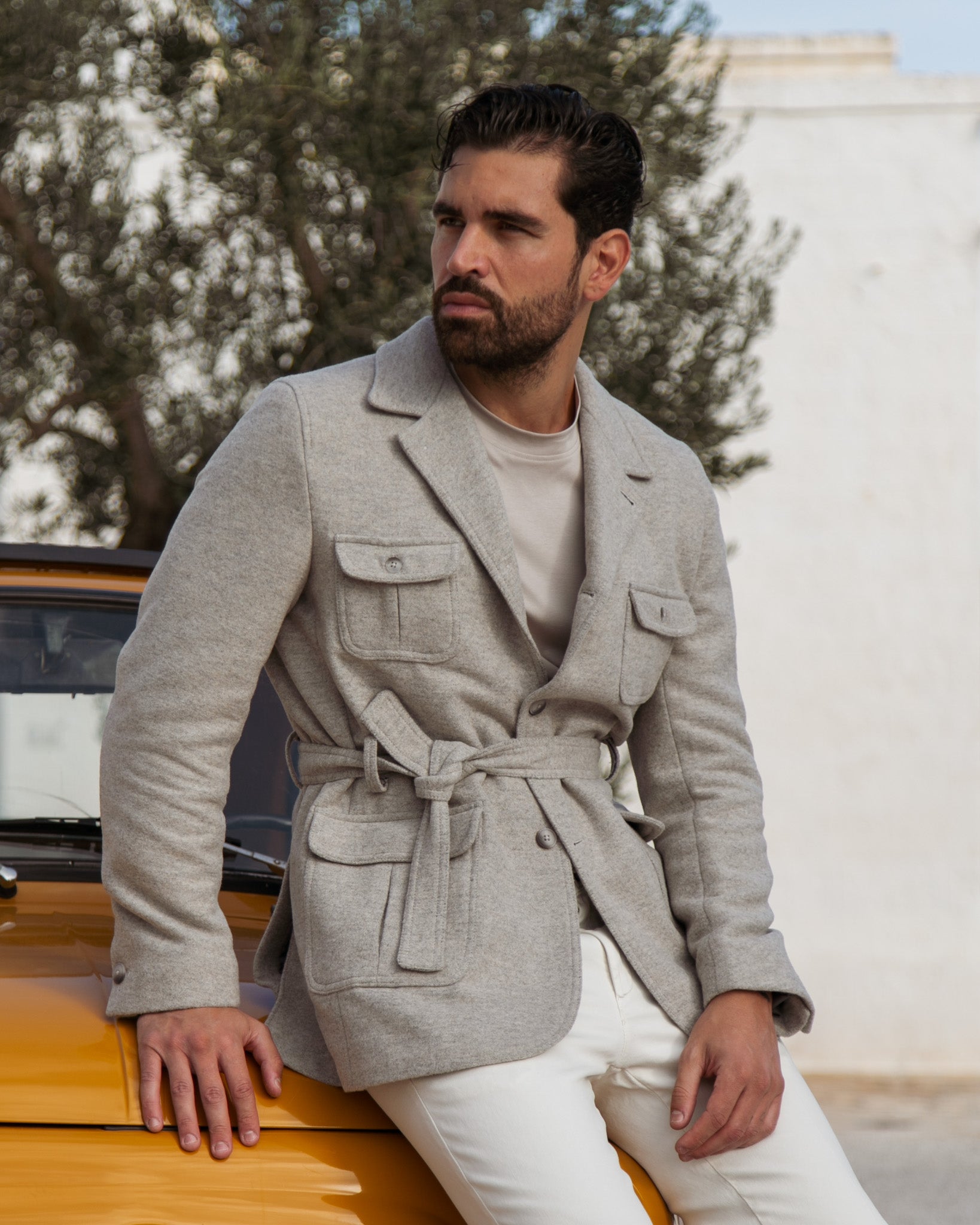 Ponente - Sand Wool Saharan Jacket