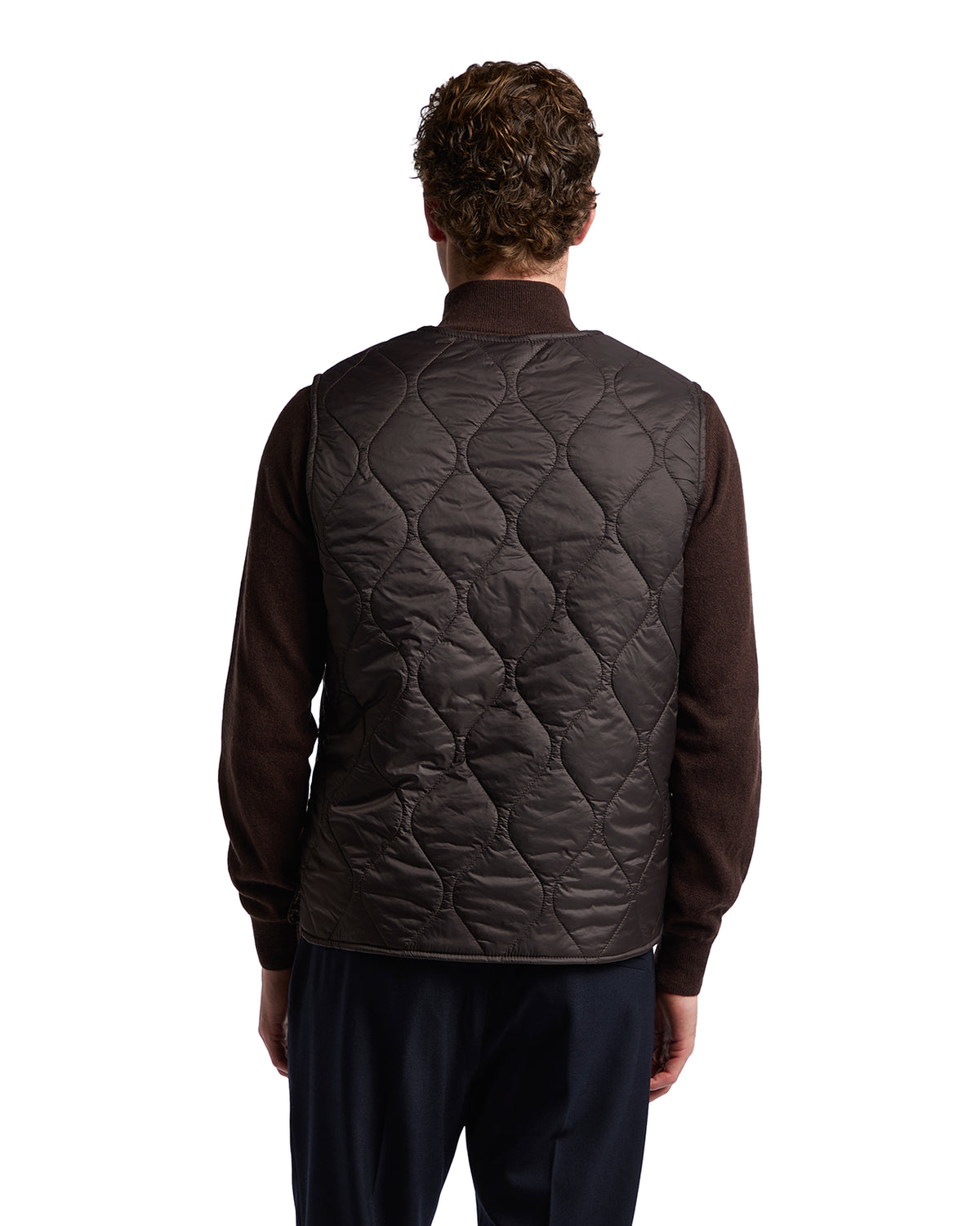 New Castle dark brown vest