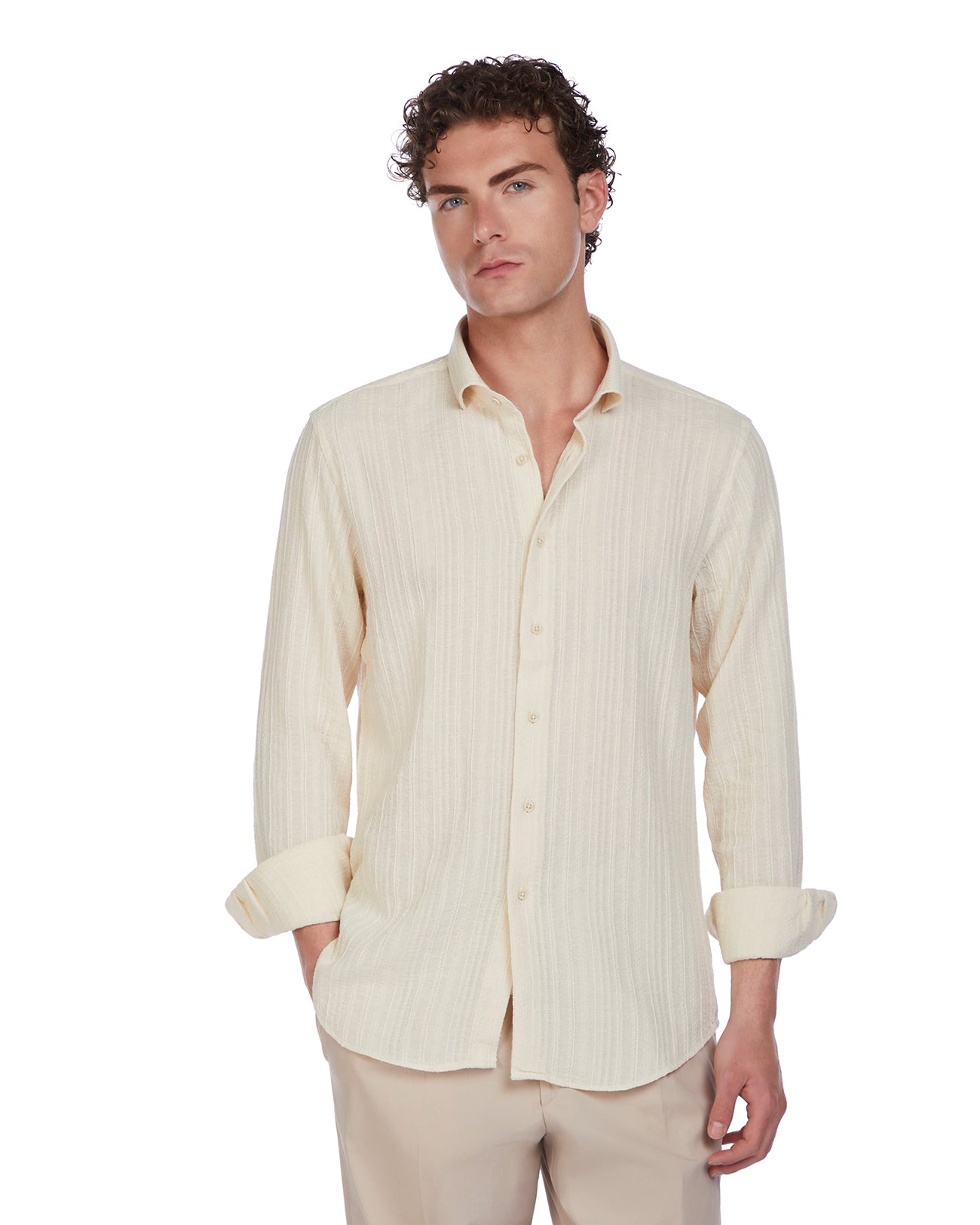 Nigata cotton string shirt