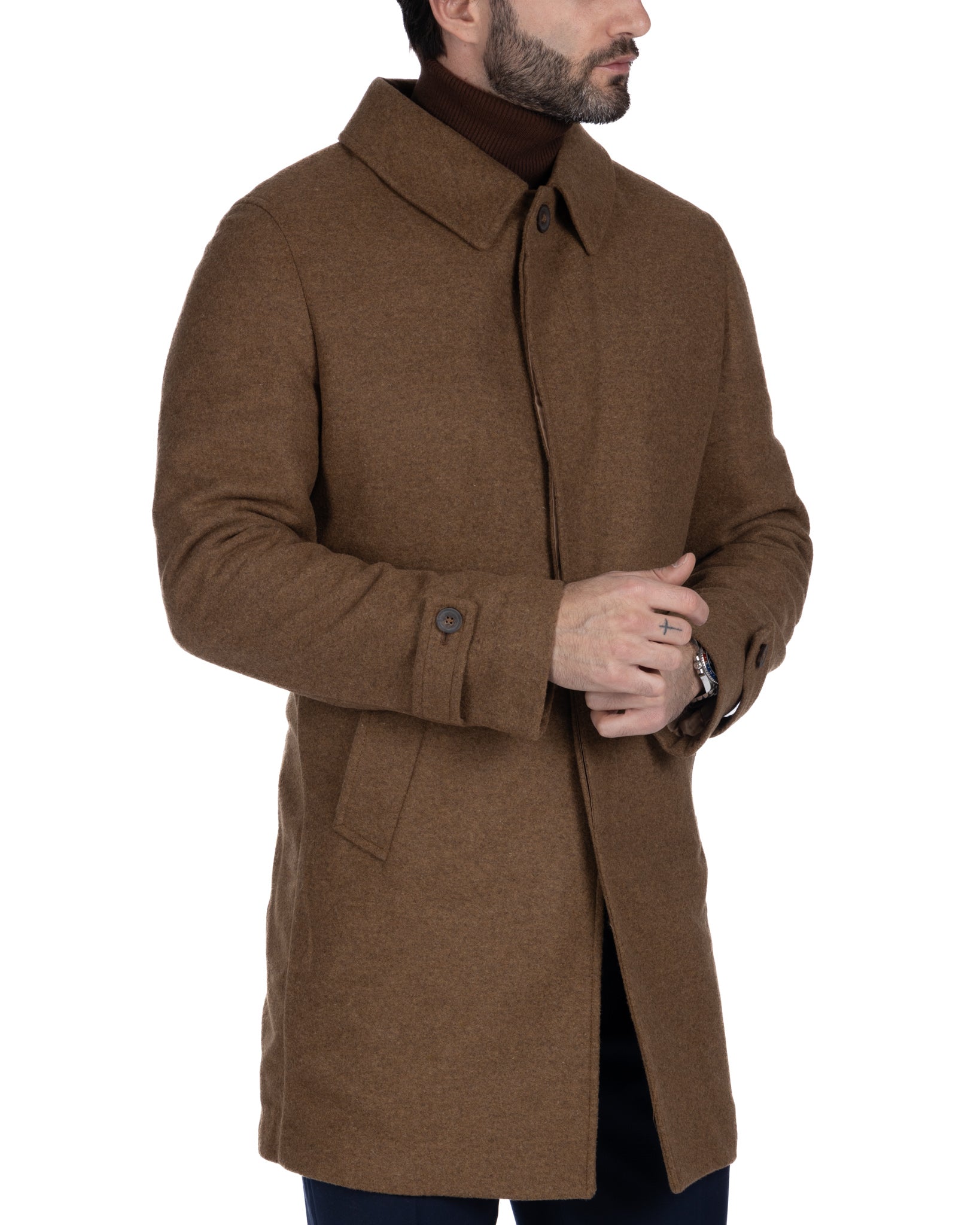 Jean - beige single-breasted coat