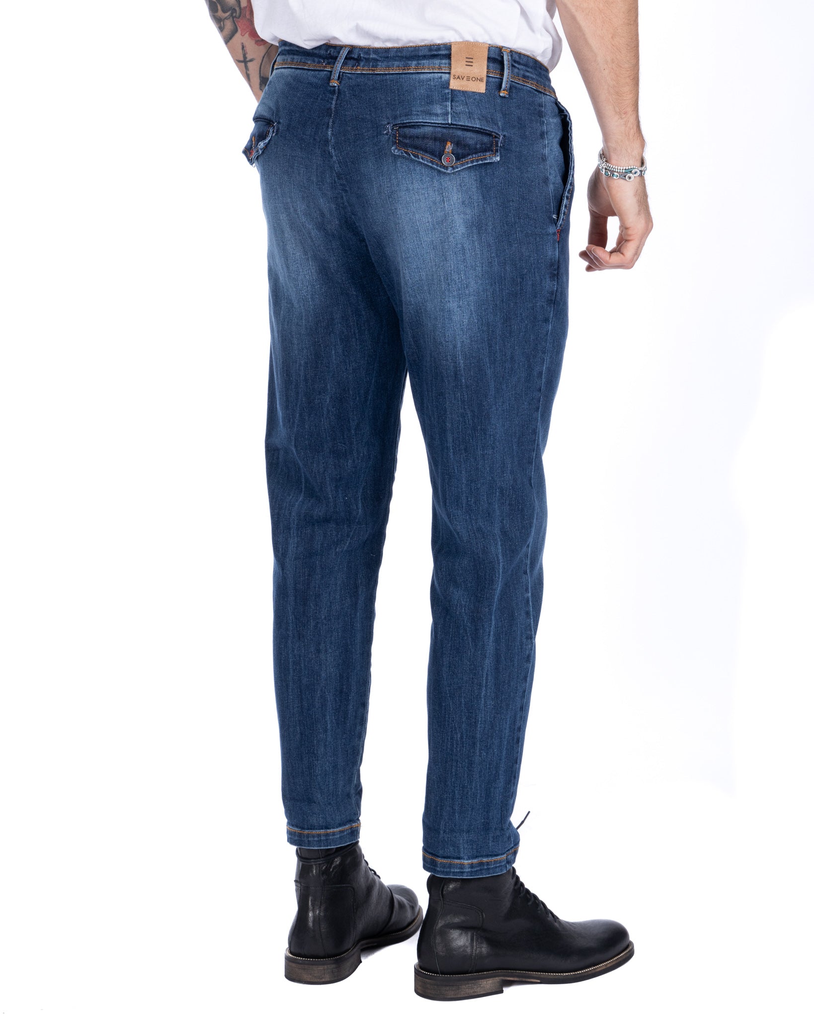 Orleans - jeans tasca america lavaggio medio