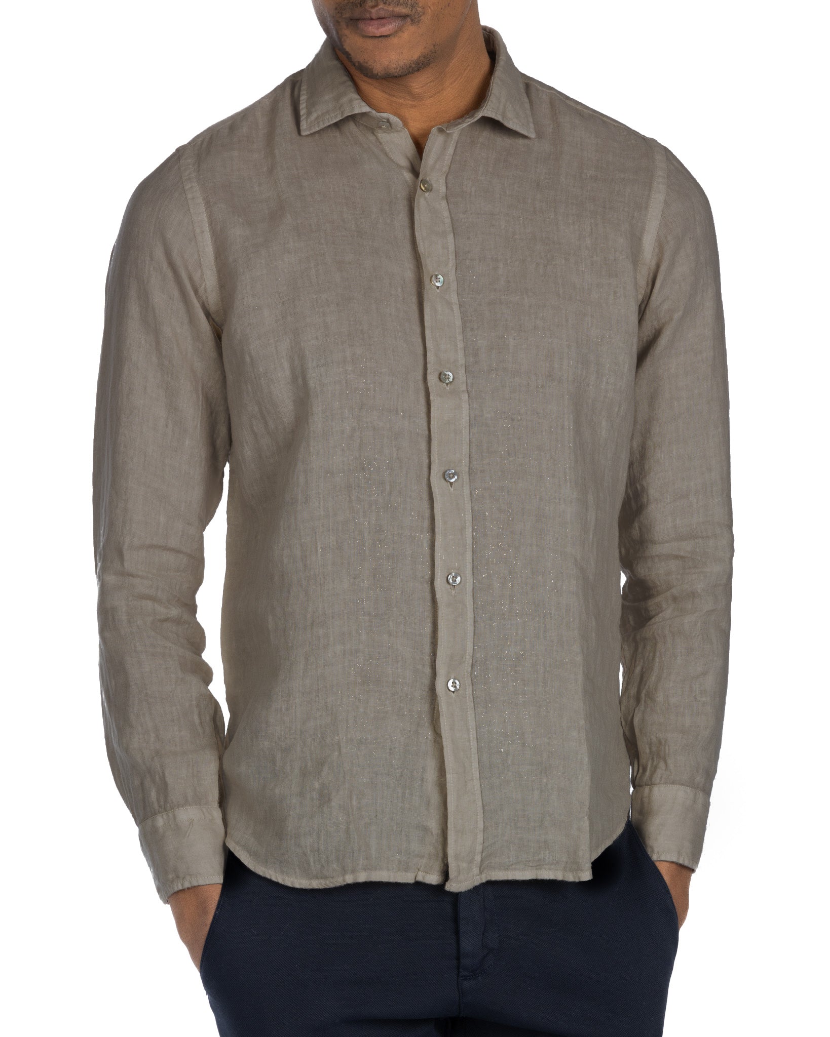 Montecarlo - camicia in puro lino spago