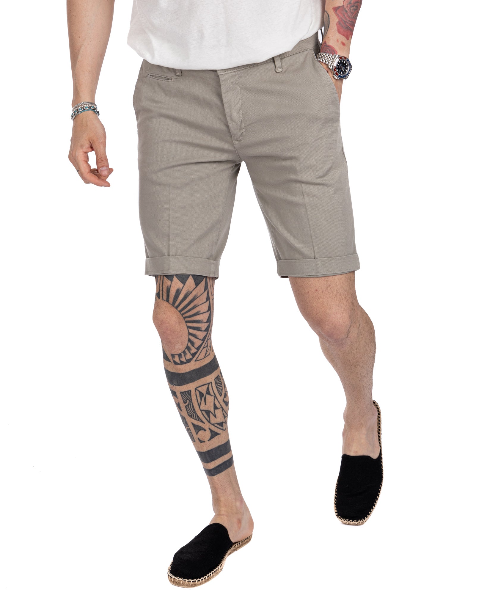 Mayreau - Bermuda shorts in woven cotton