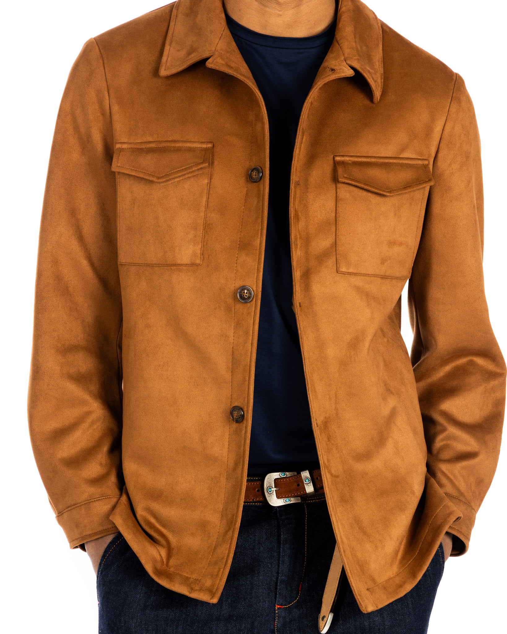 Meridion - camel suede jacket