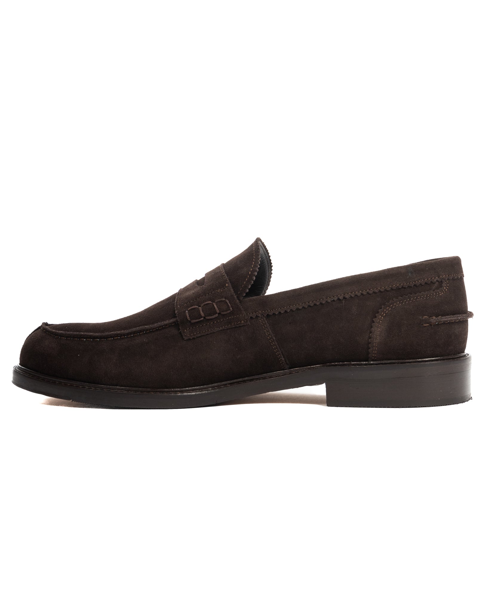 Leonardo - dark brown suede college