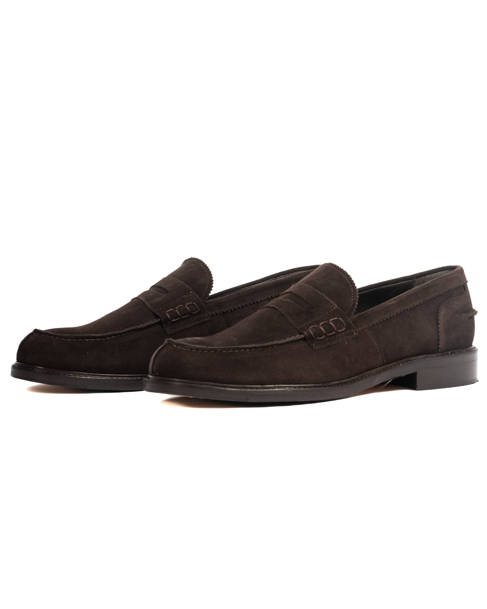 Leonardo - dark brown suede college