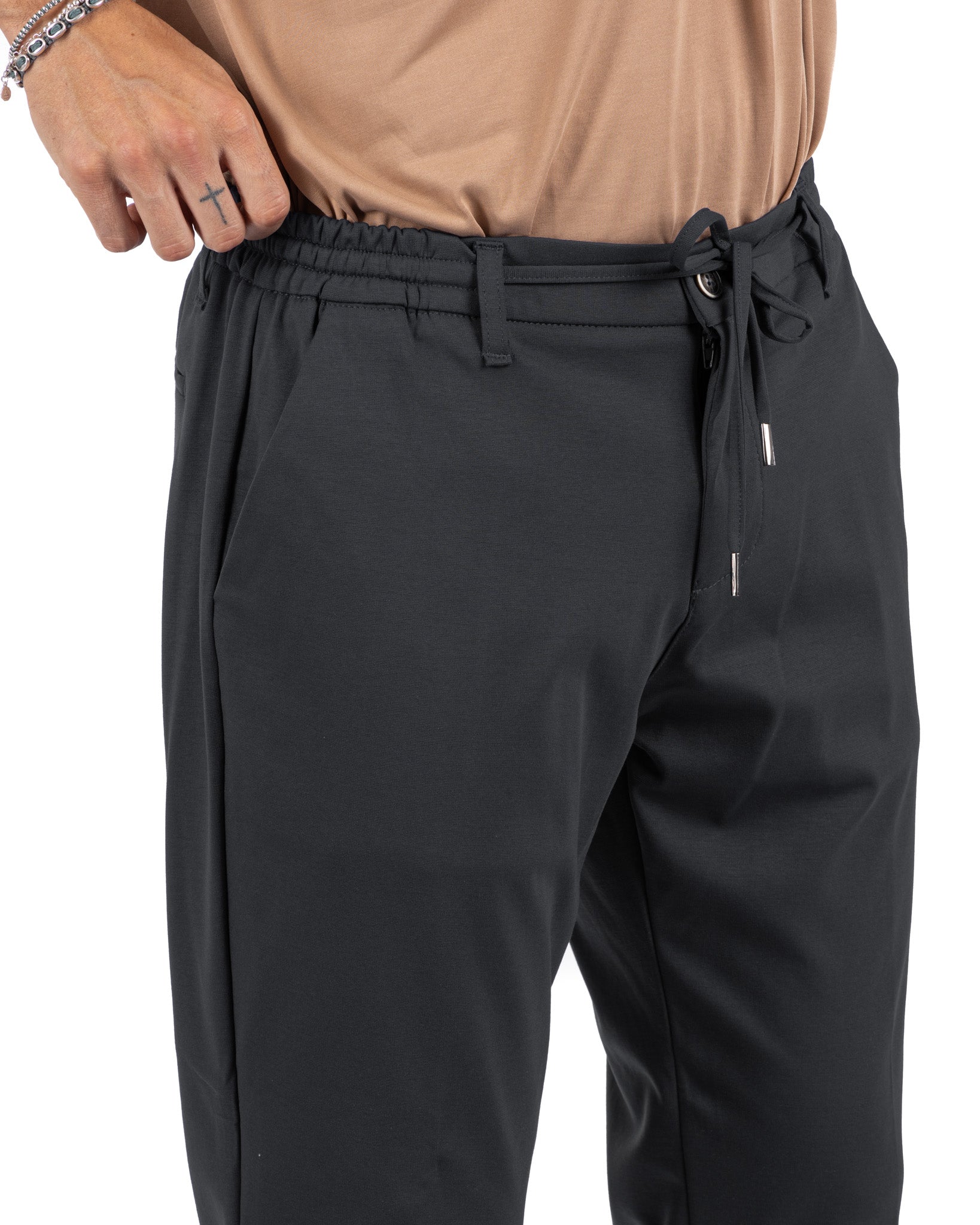 Shelby - pantalaccio in cotone nero