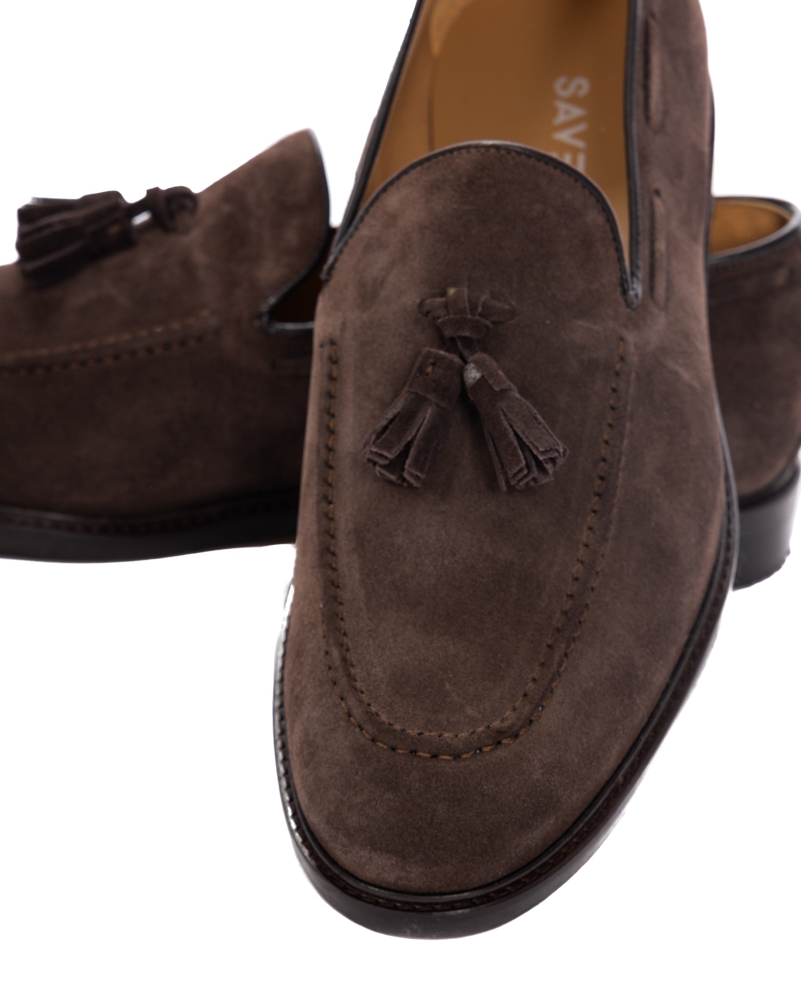 Caspar - mocassin en daim marron