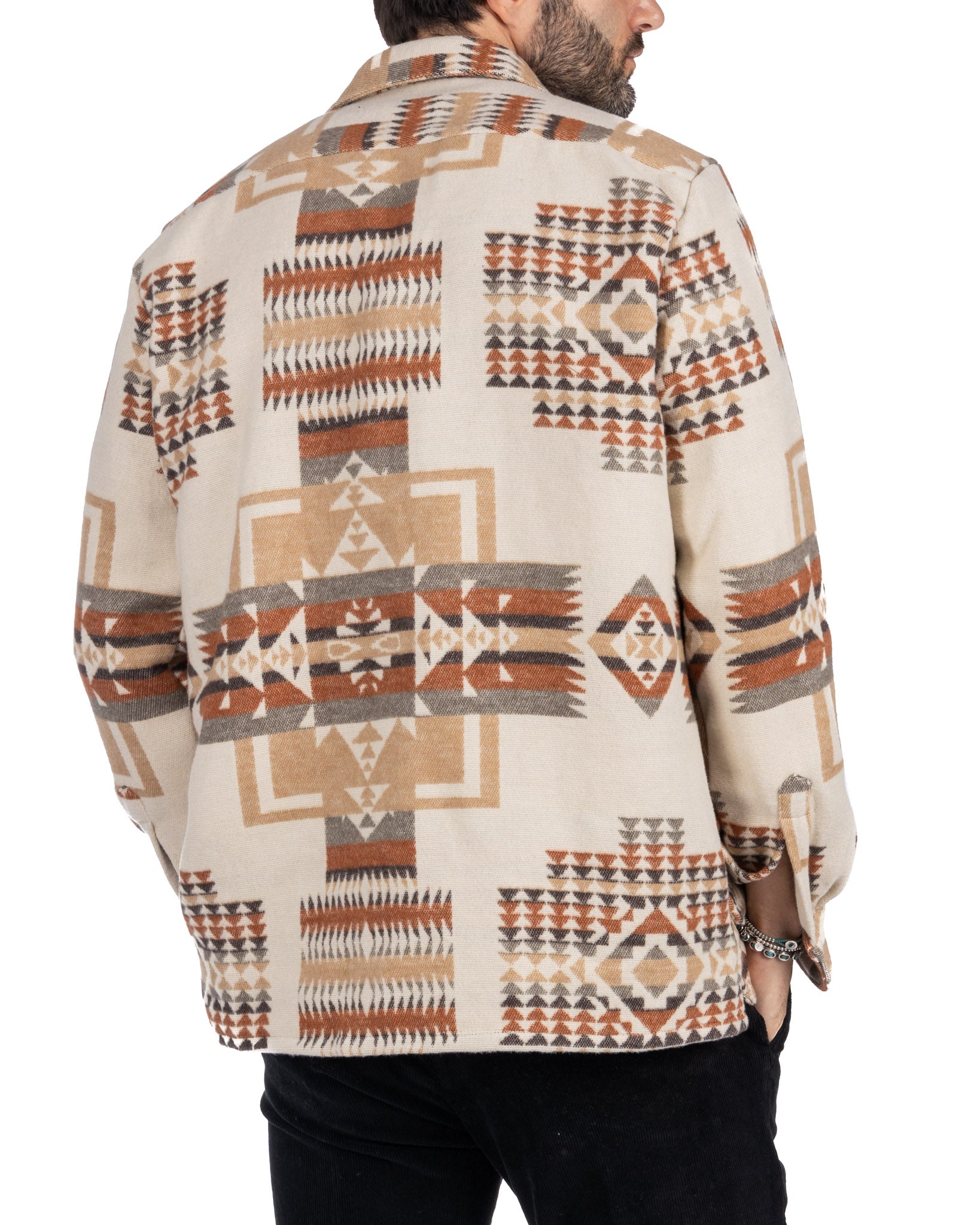 Mayor - beige ethnic patterned jacket