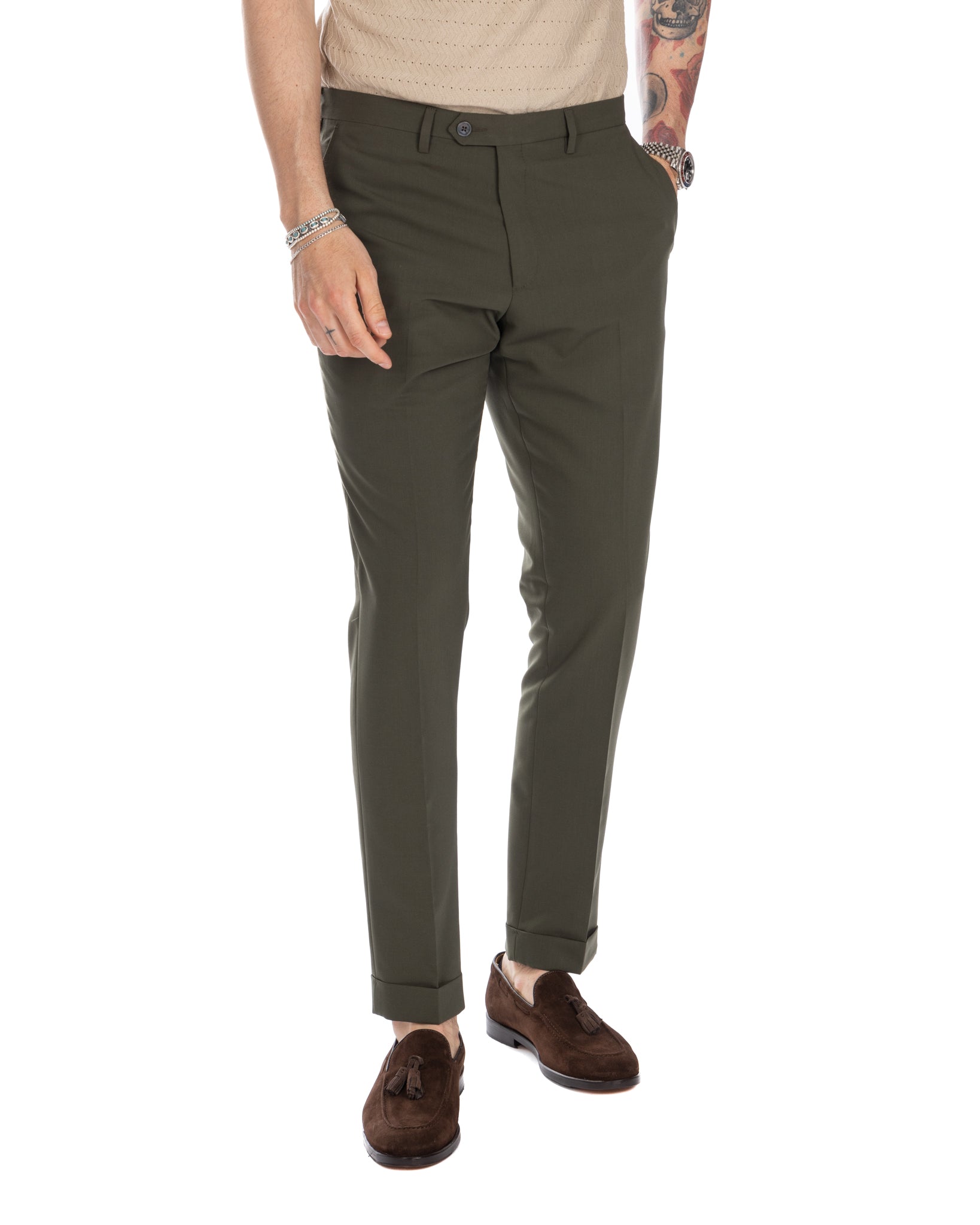 Brema - pantalon militaire basique