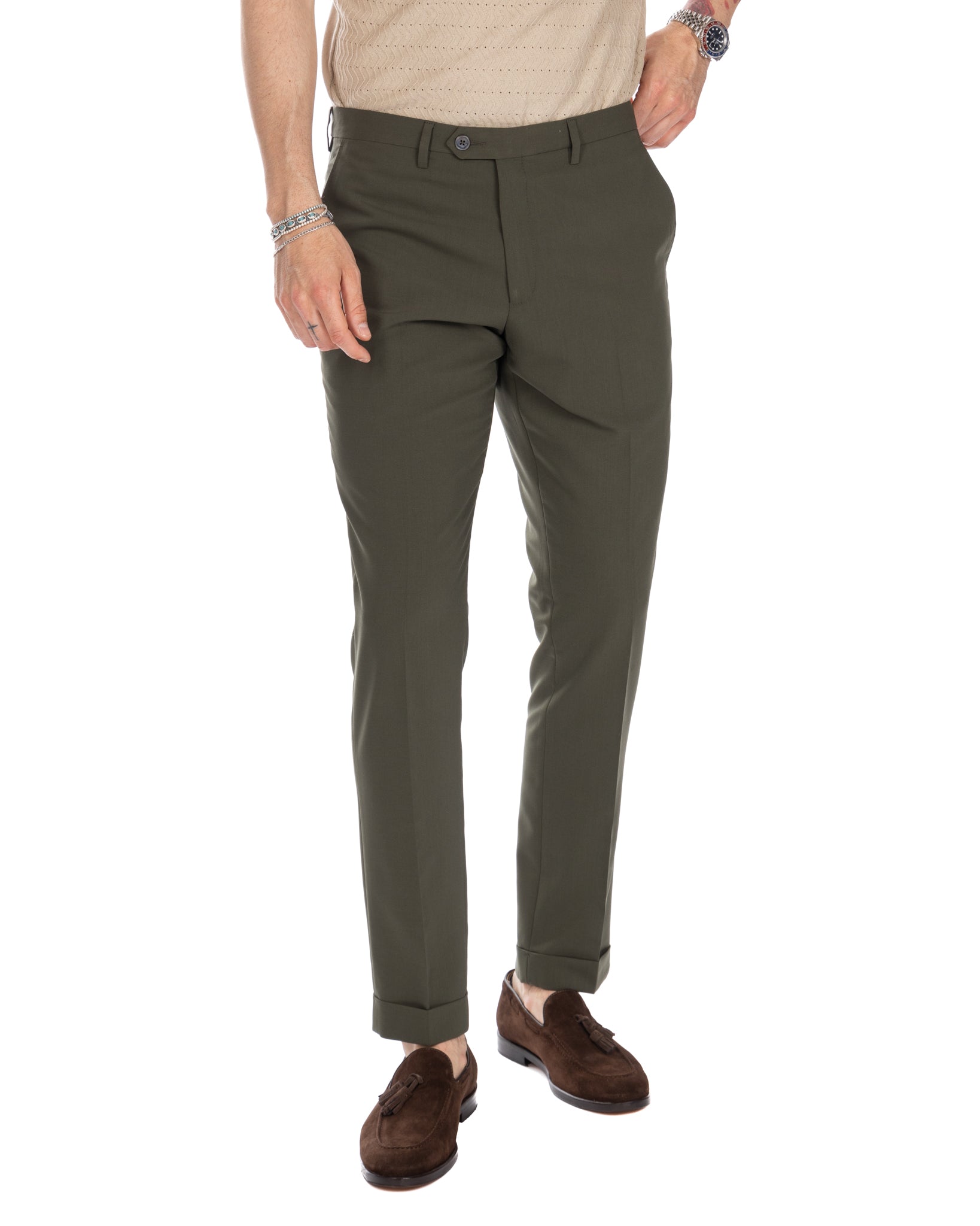 Brema - pantalone basic militare