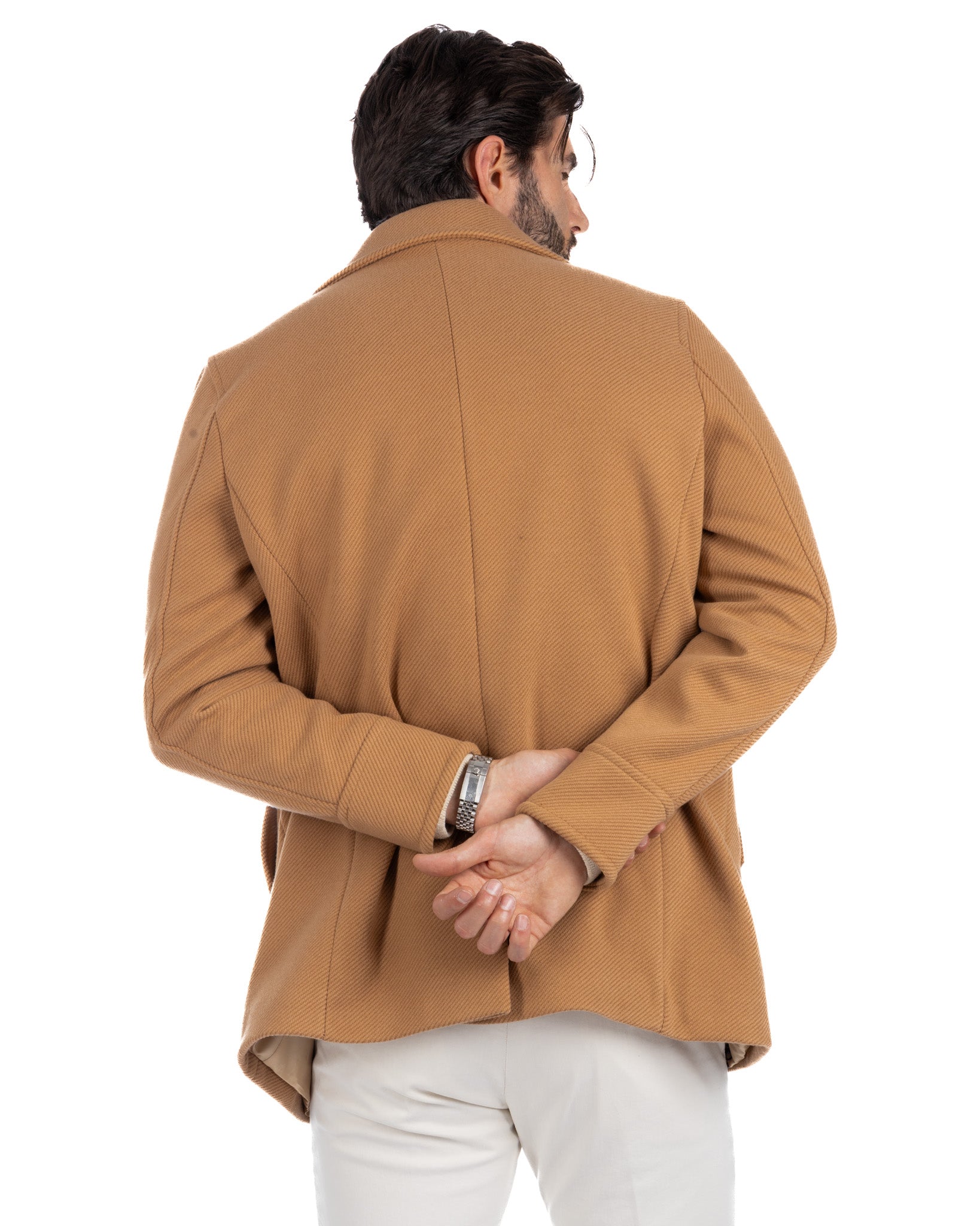 David - beige 3/4 coat