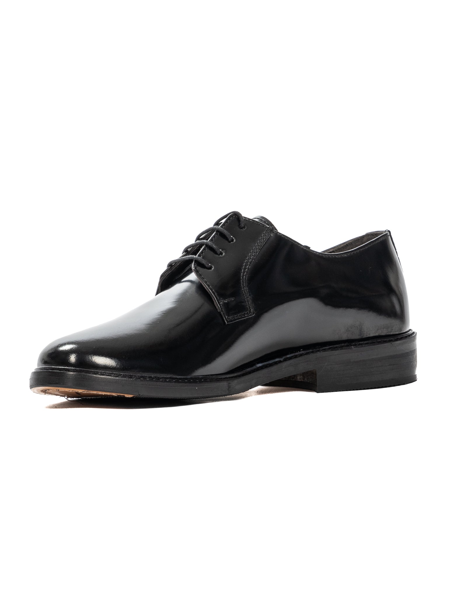 Arthur - classic shiny black derby