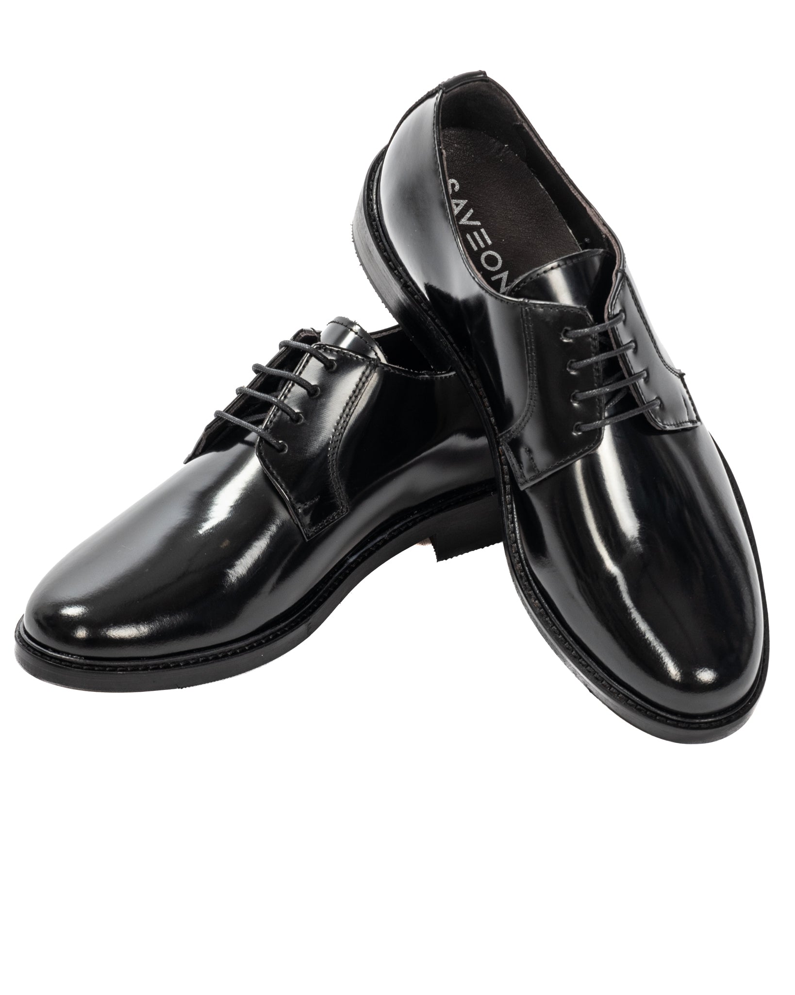 Arthur - classic shiny black derby