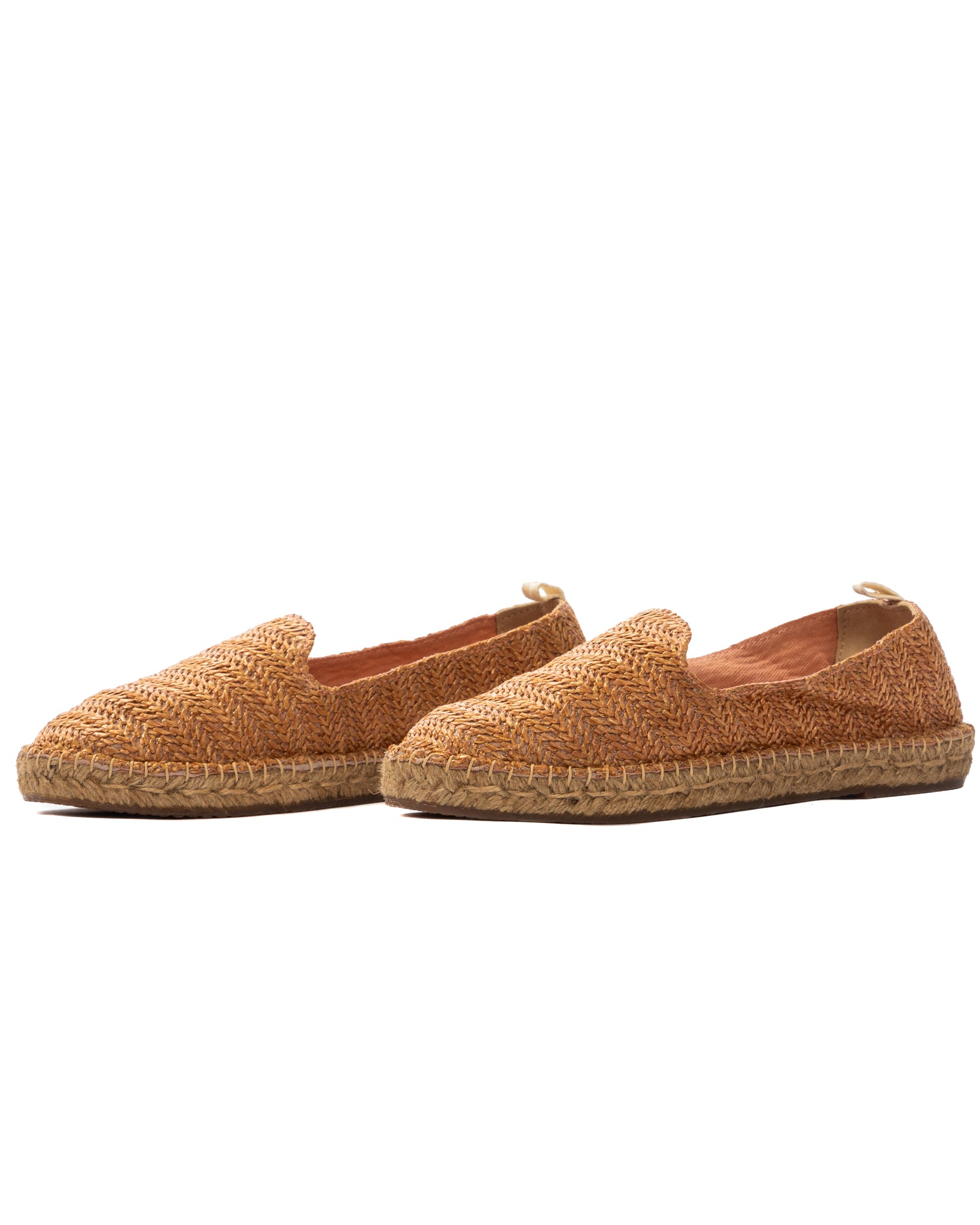 Gallipoli - espadrilles en raphia brique