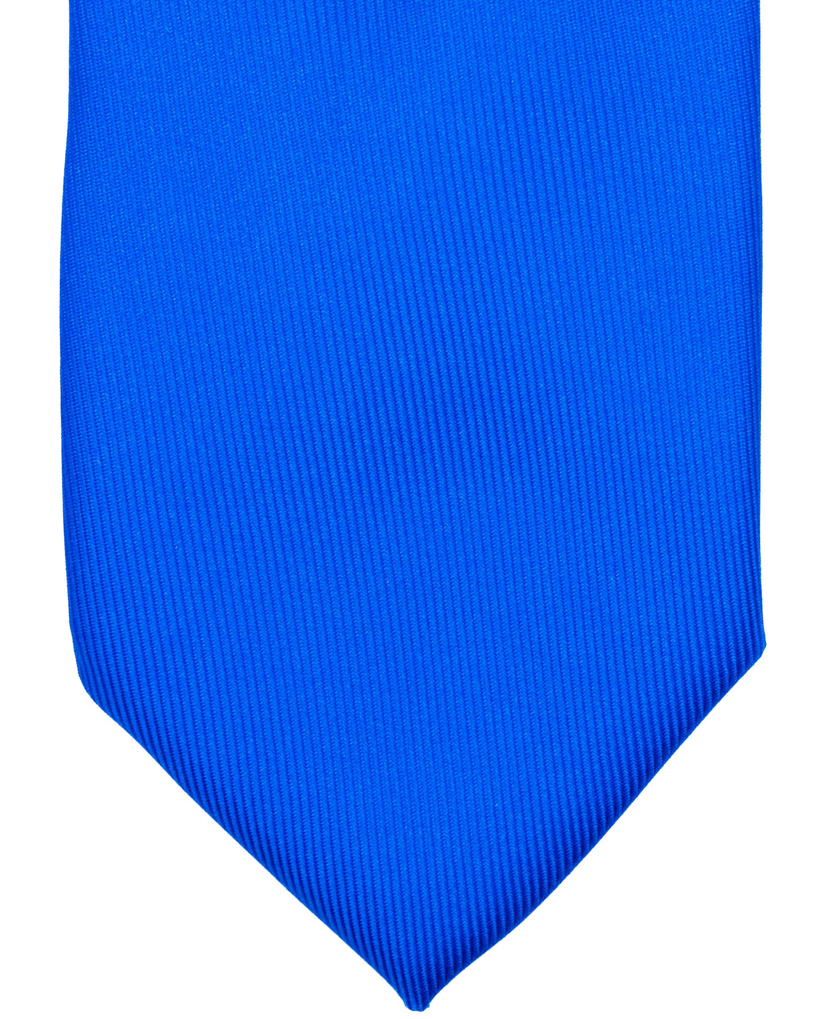 Tie - in blue woven silk