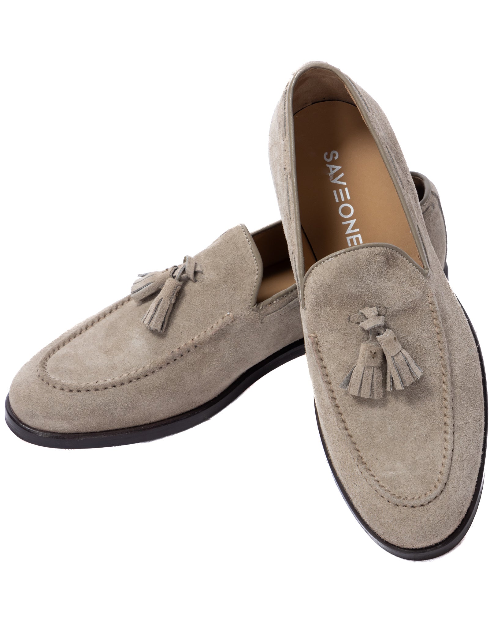 Caspar - beige suede moccasin