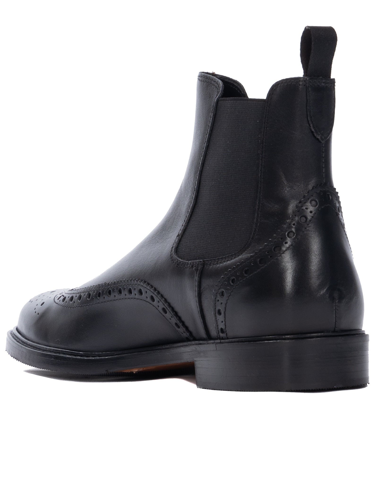 Altair - black leather twilio boot