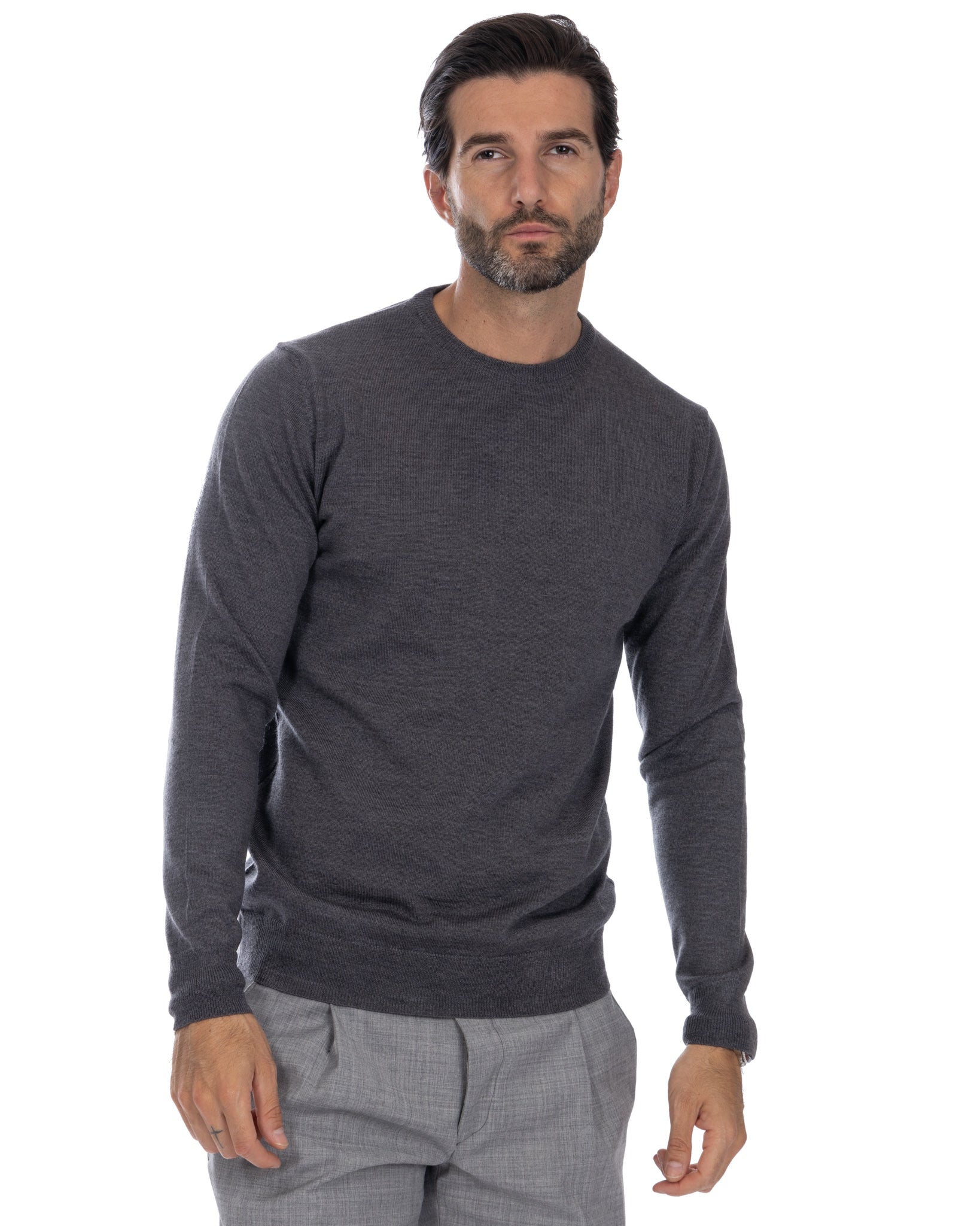 Furore - grey merino wool sweater