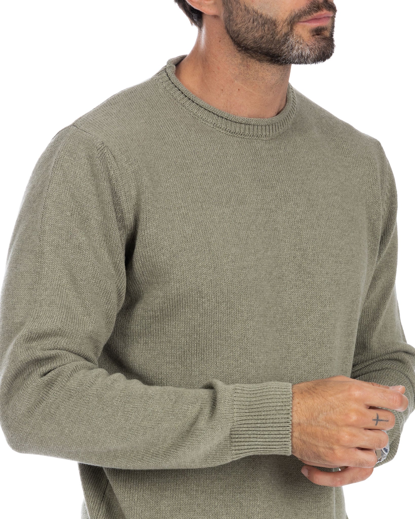 Adak - military crew neck sweater