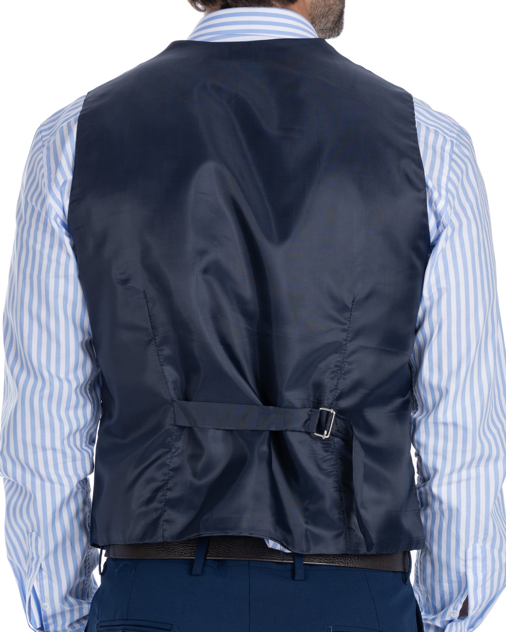 Dresden - blue single-breasted waistcoat