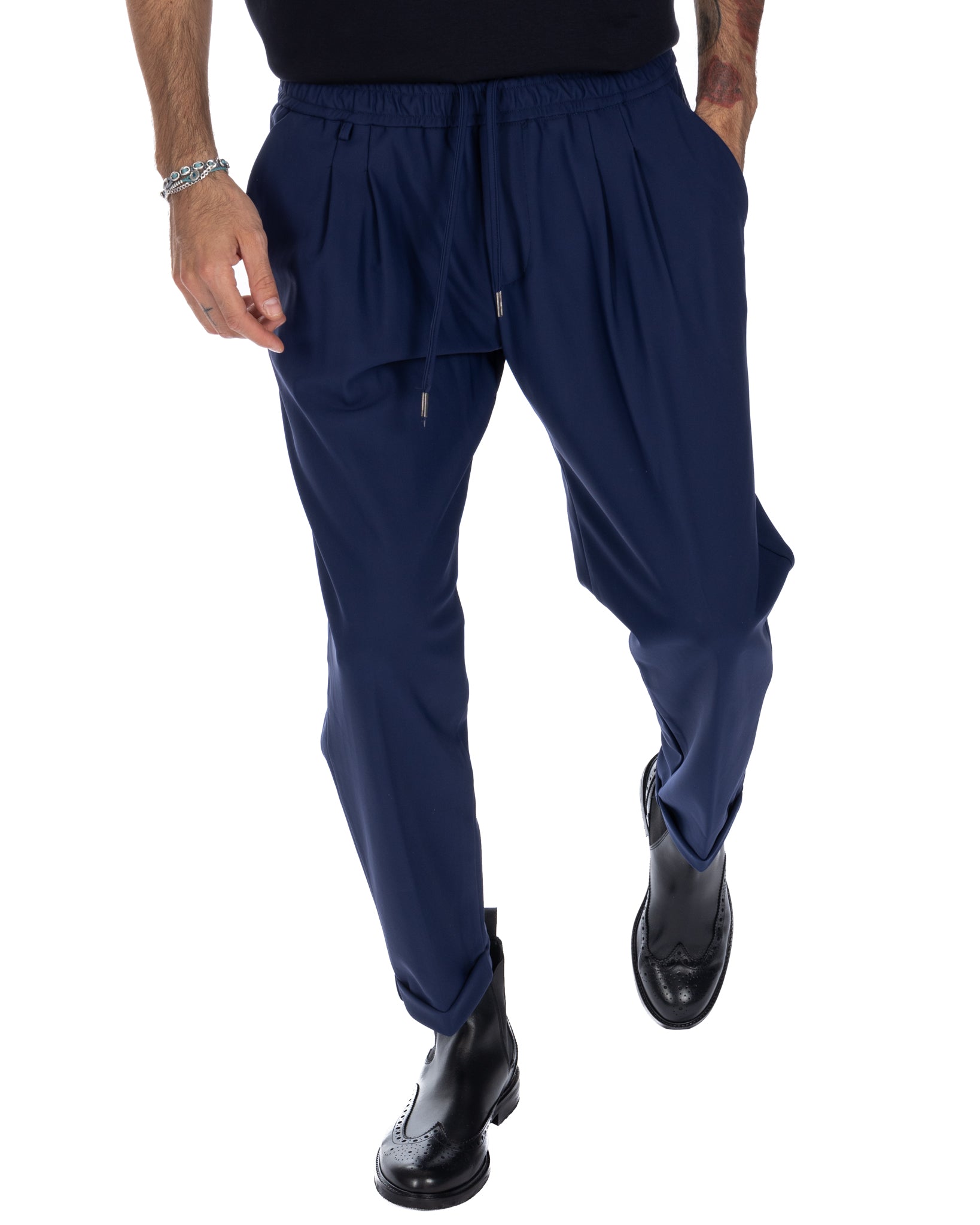 Steve - pantalaccio tecnico blu