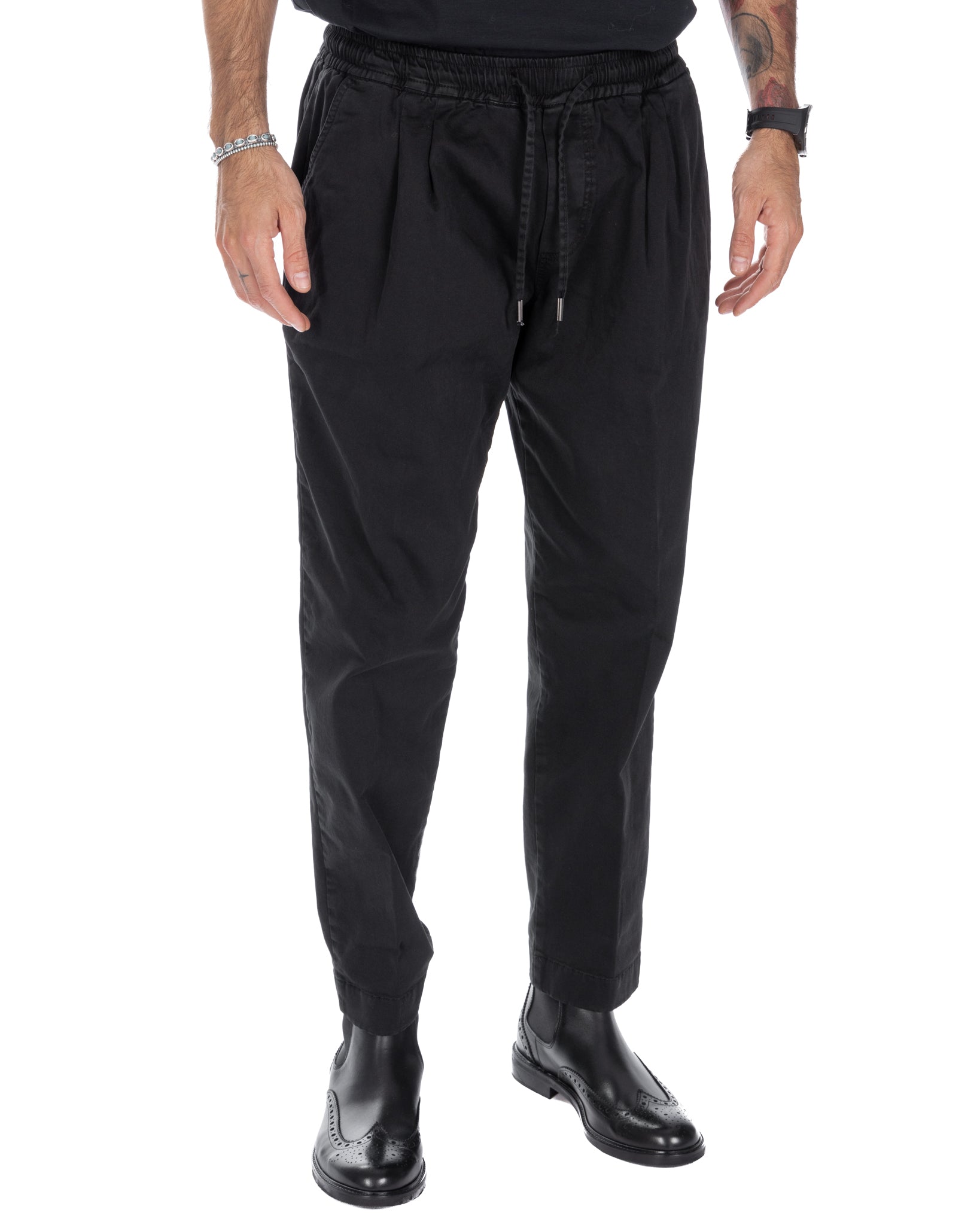 Axel - pantalaccio in cotone nero