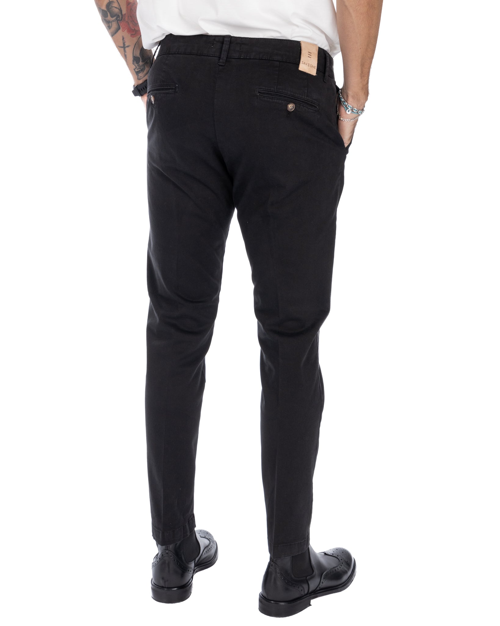 Paul - Pantalone basic nero