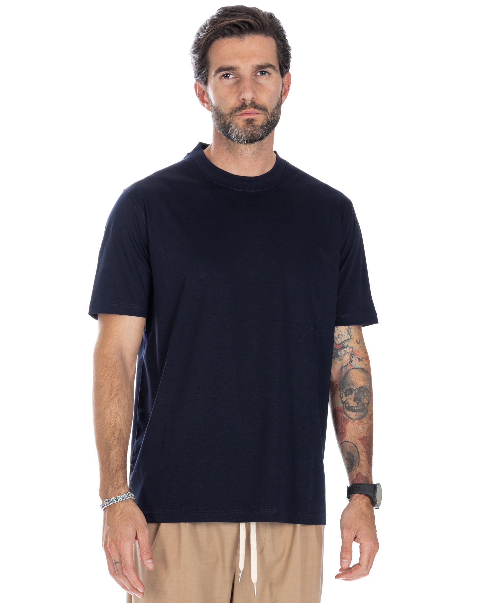 Delf - blue cotton t-shirt