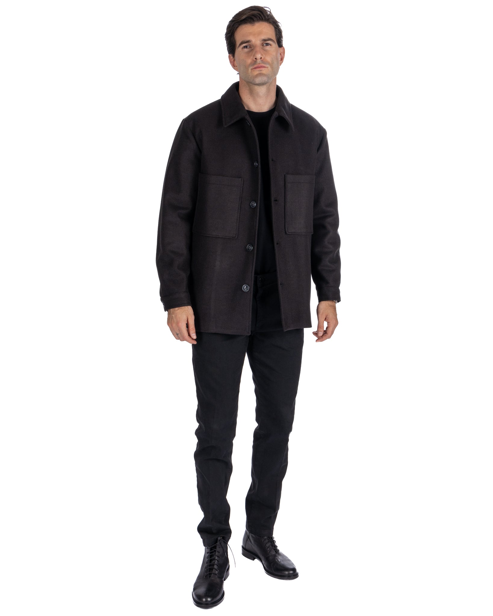 Gervais - black oversized jacket