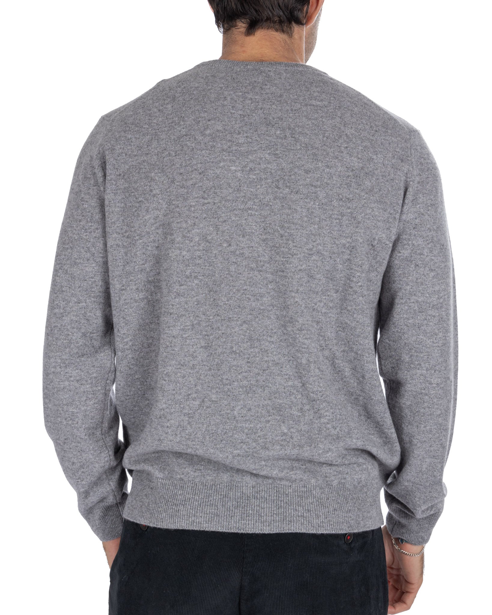 Atrani - pull pur cachemire gris clair