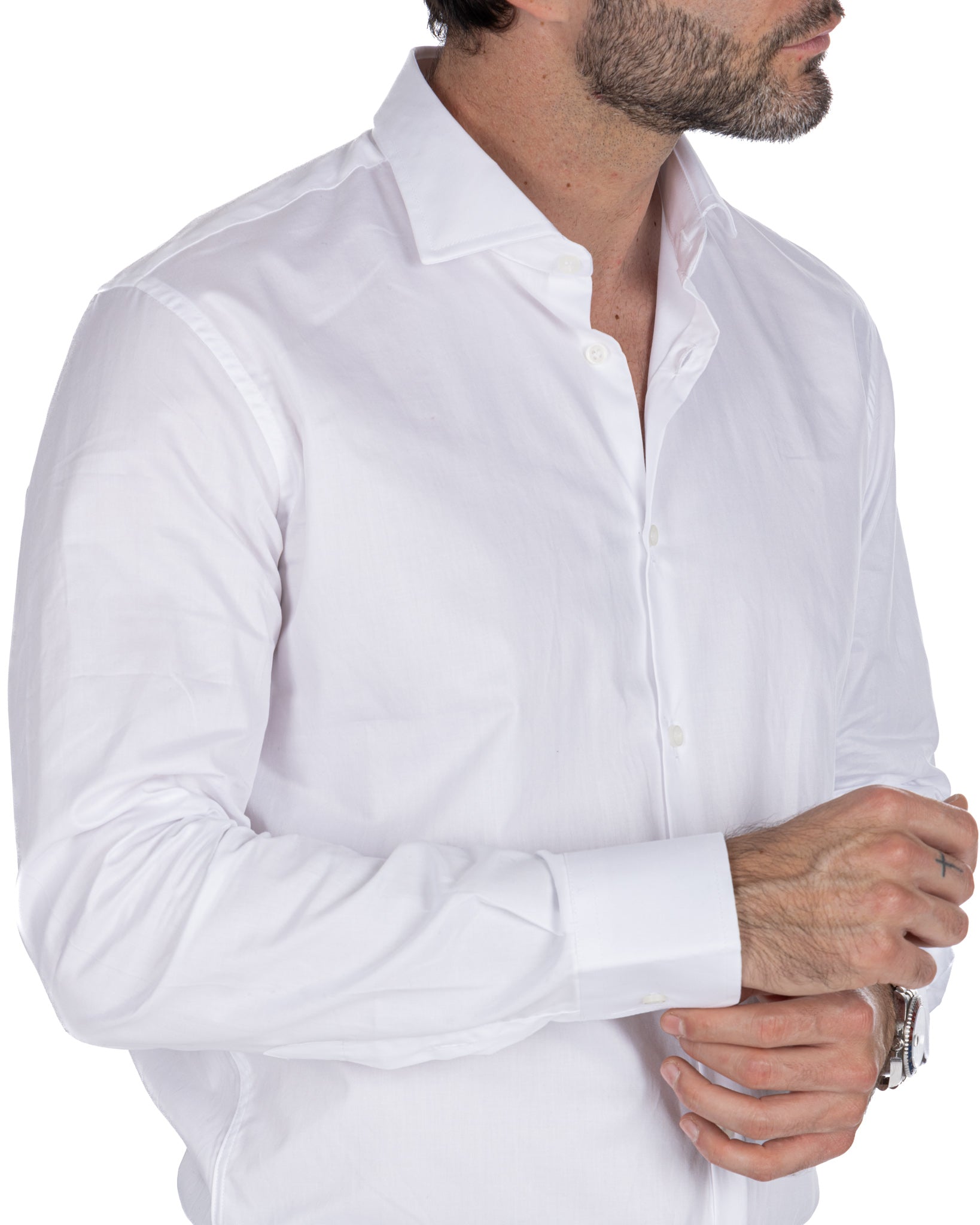 Chemise - slim fit white