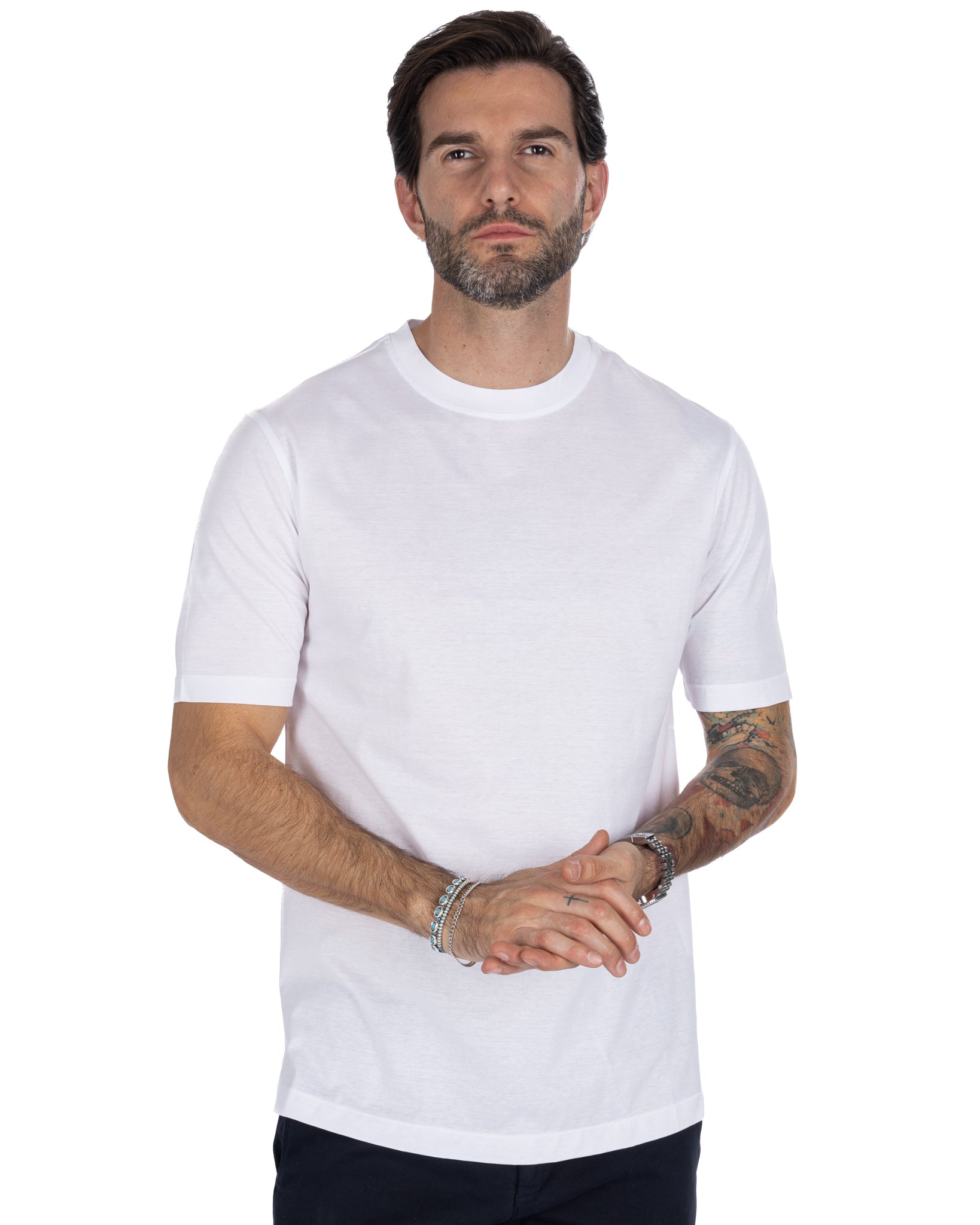 Stirling - t-shirt fil d'Écosse blanc