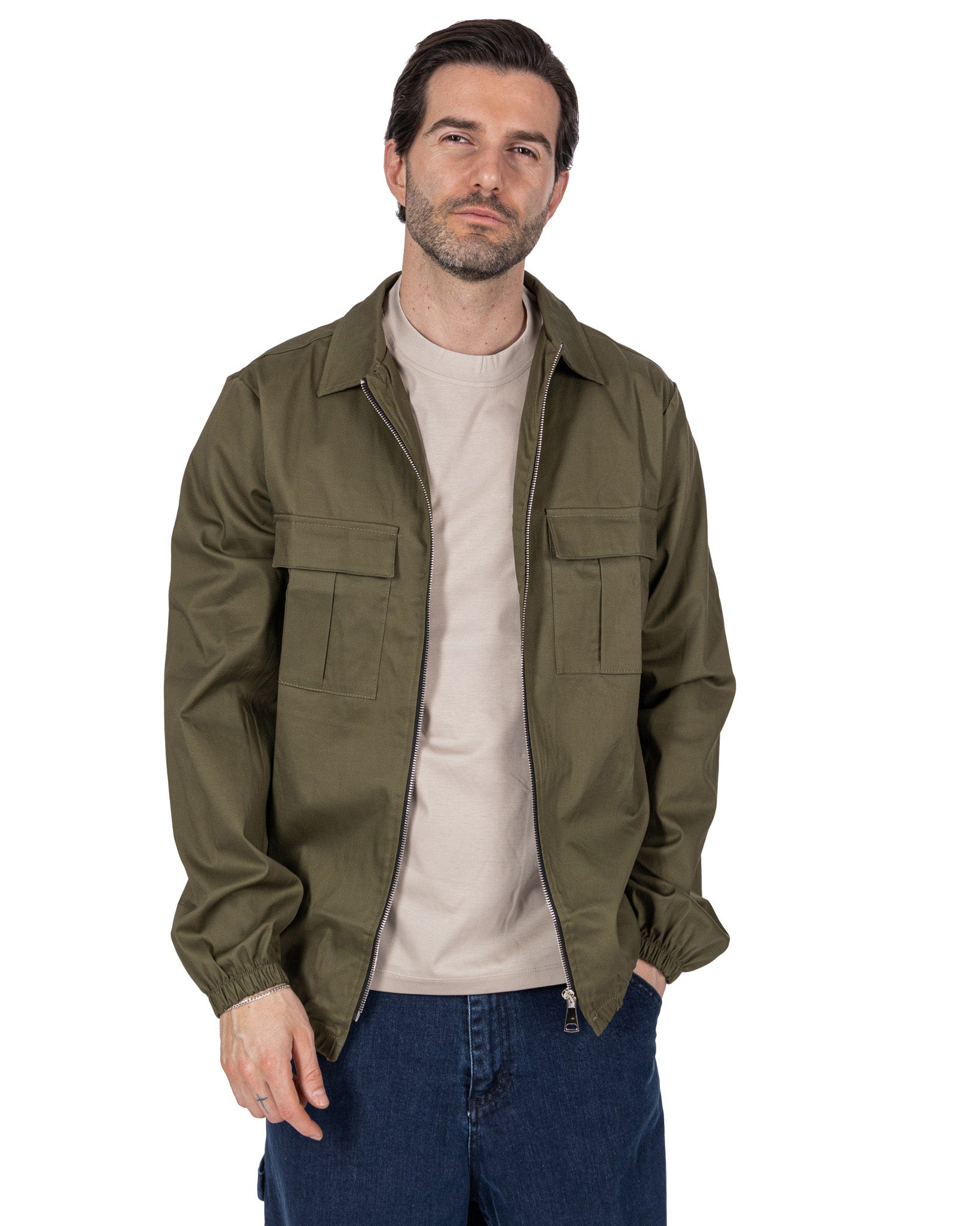 Wayne - Giacchetto con zip militare