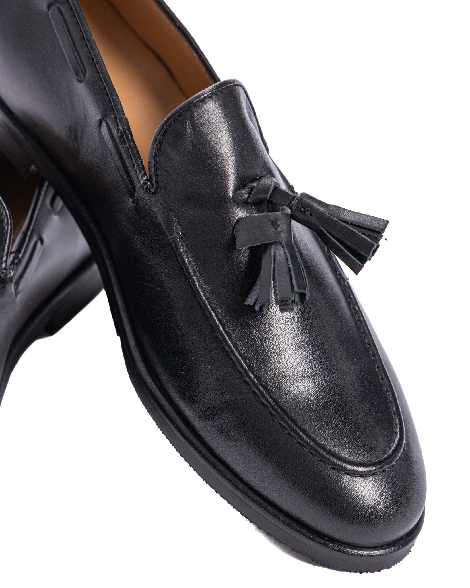 Jasper - mocassin en cuir noir