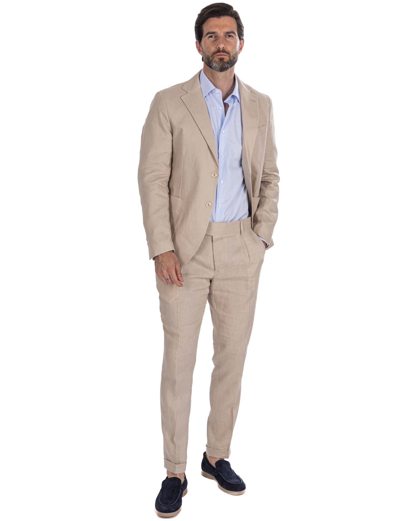 Bitonto - completo in lino spago