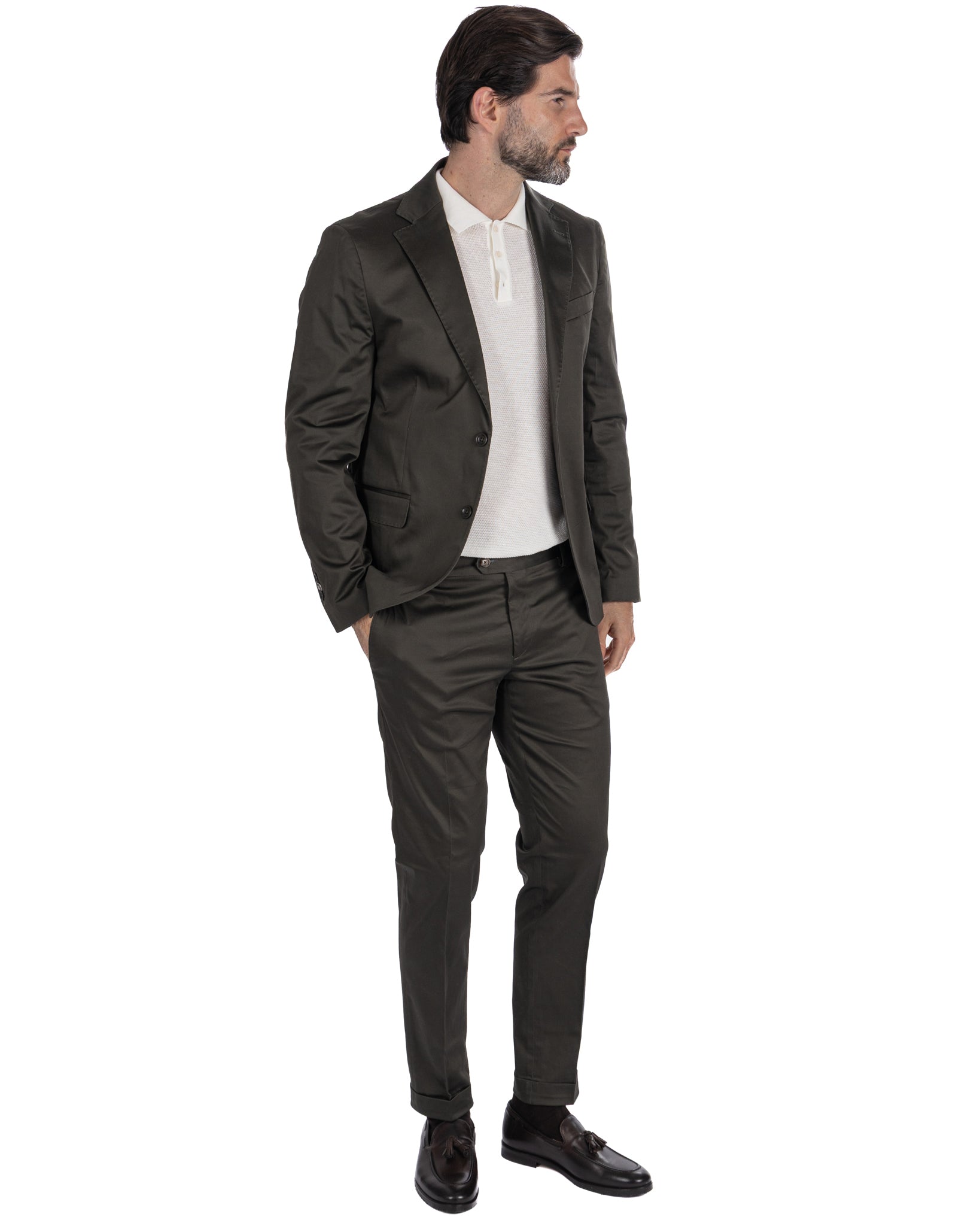 Laurence - Military Cotton Trousers
