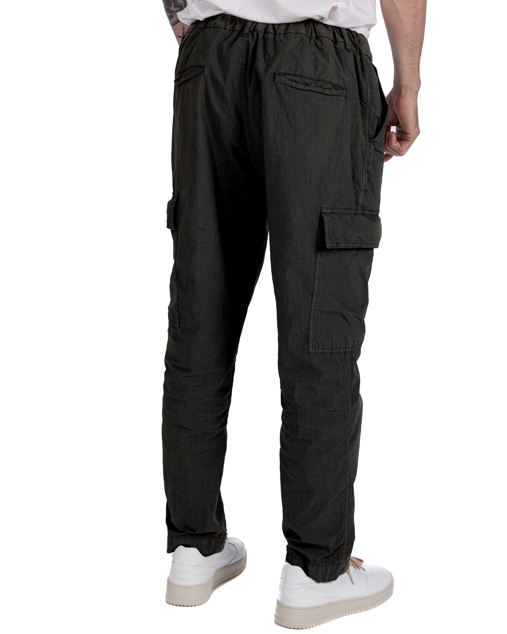 Robert - pantalon cargo blindé noir