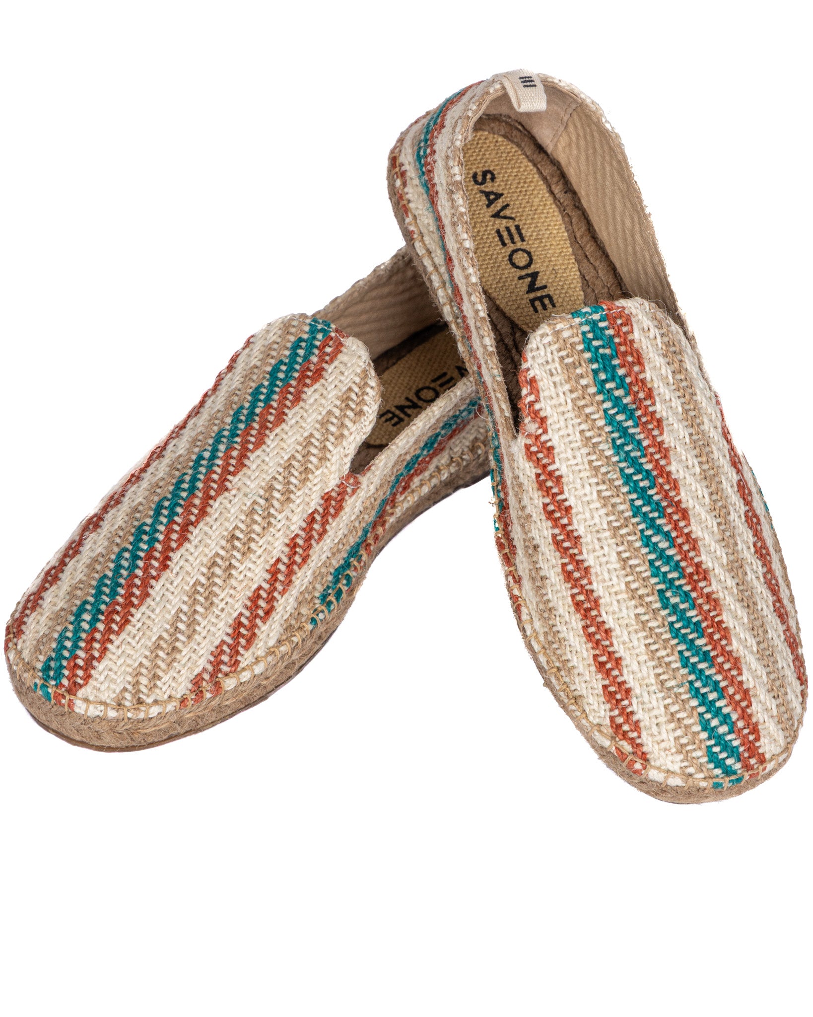 Scilla - espadrilles à rayures multicolores 